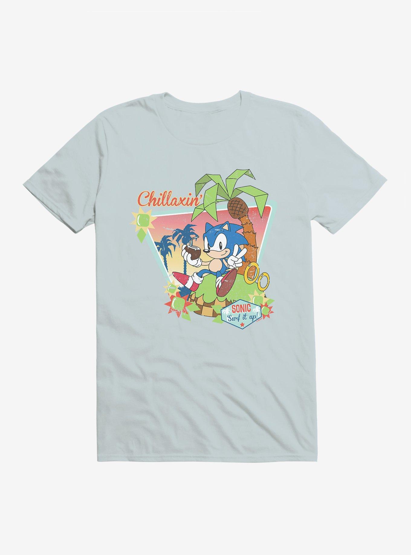 Sonic The Hedgehog Chillaxin' Summer T-Shirt, , hi-res