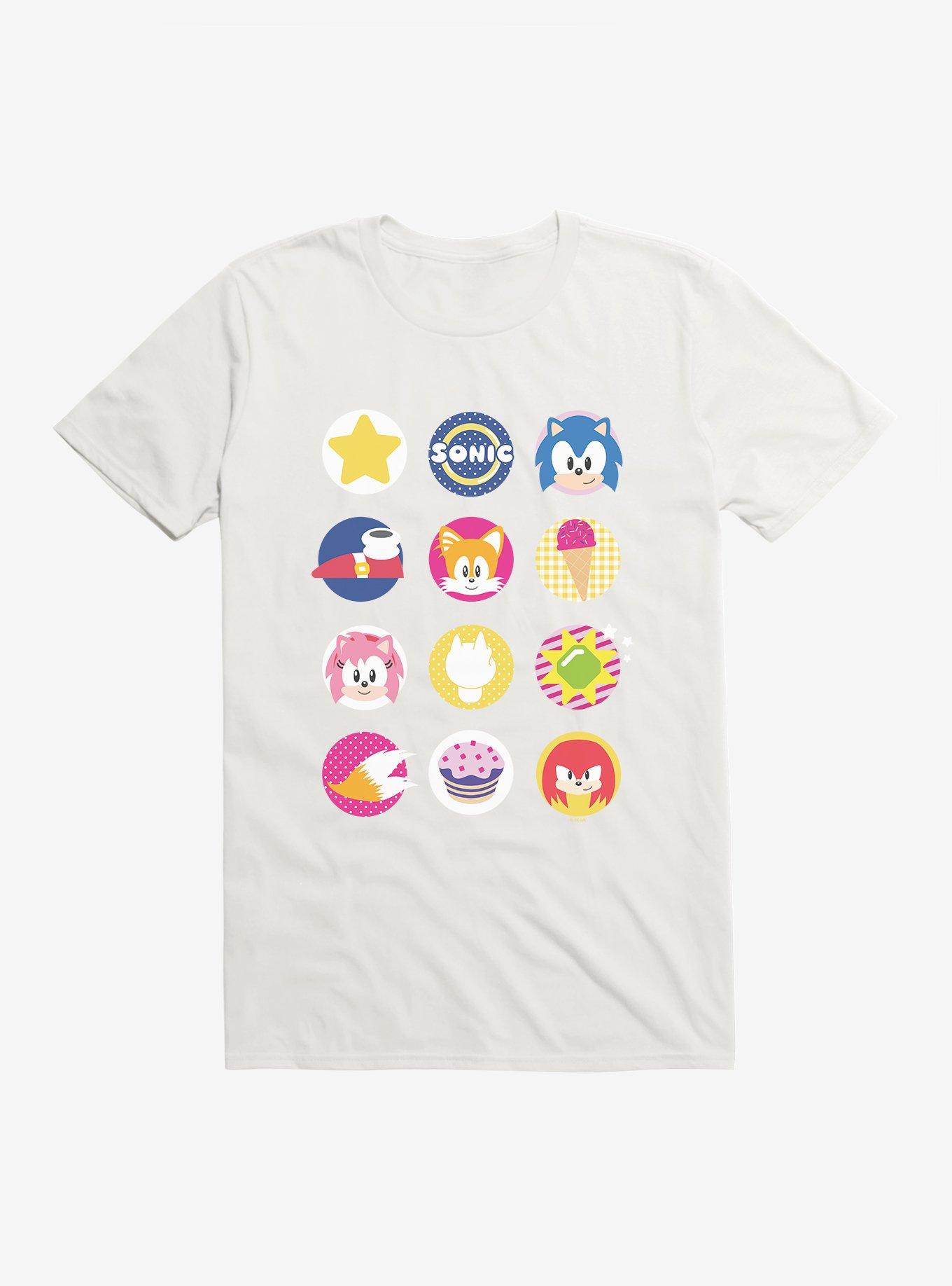 Sonic The Hedgehog Sonic And Friends Icons T-Shirt, , hi-res