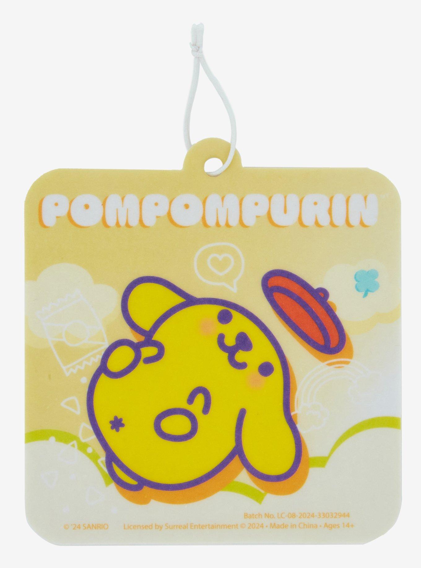 Sanrio Pompompurin Portrait Lemon Scented Air Freshener - BoxLunch Exclusive