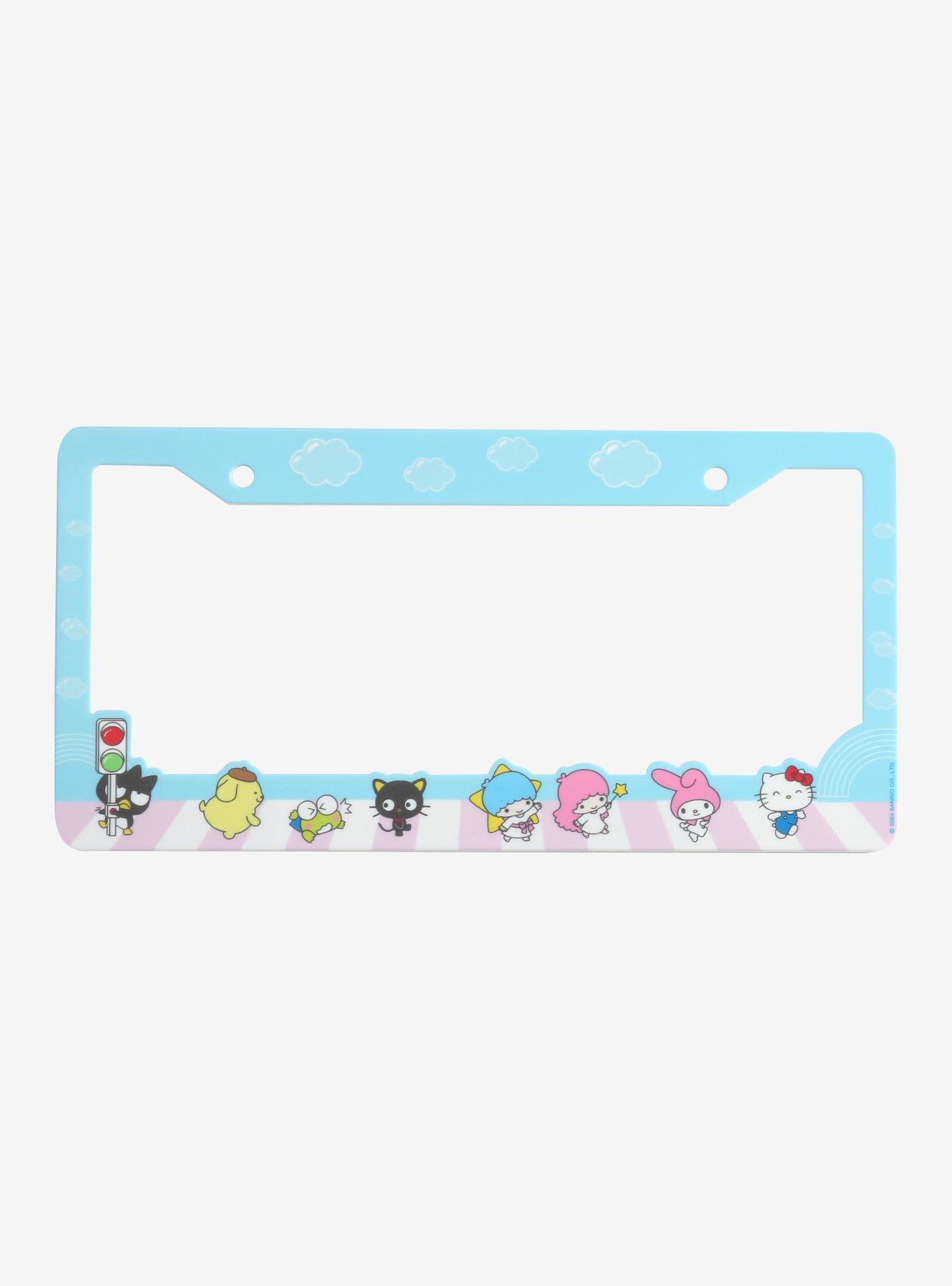 Sanrio Hello Kitty and Friends Street Crossing License Plate Frame — BoxLunch Exclusive, , hi-res