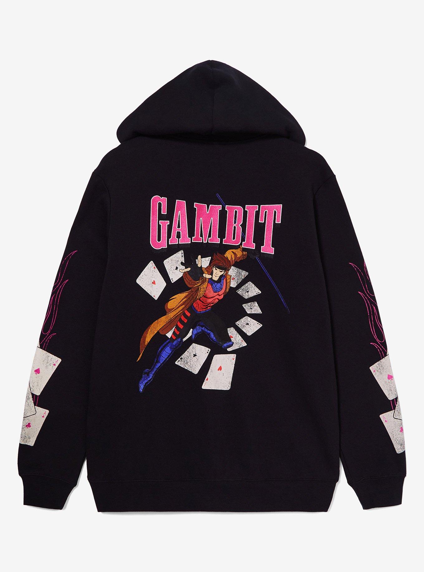 Marvel X-Men '97 Gambit Cards Zip Hoodie, , hi-res