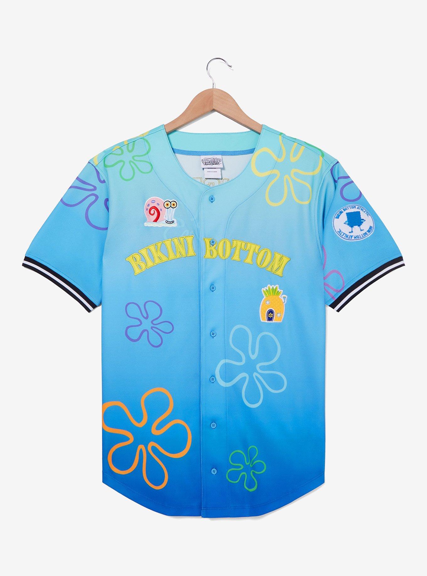 SpongeBob SquarePants Bikini Bottom Jersey &mdash; BoxLunch Exclusive, BLUE, hi-res