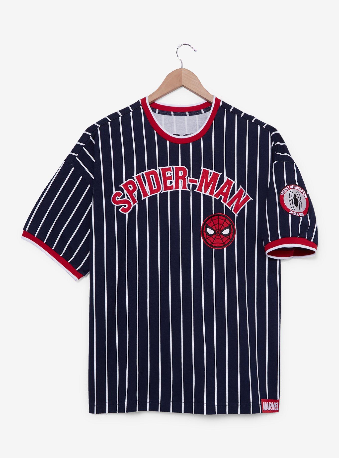 Marvel Spider-Man Striped T-Shirt, , hi-res