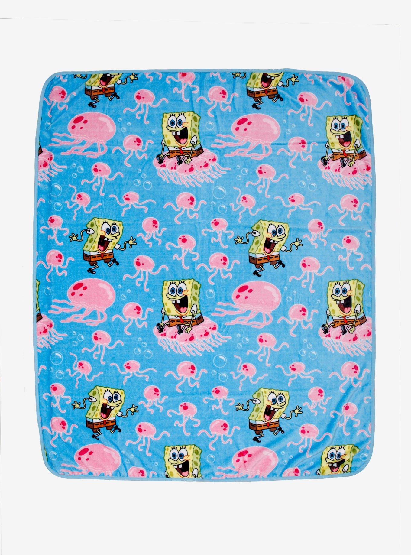 SpongeBob SquarePants Jellyfish Dancing Fleece Throw, , hi-res