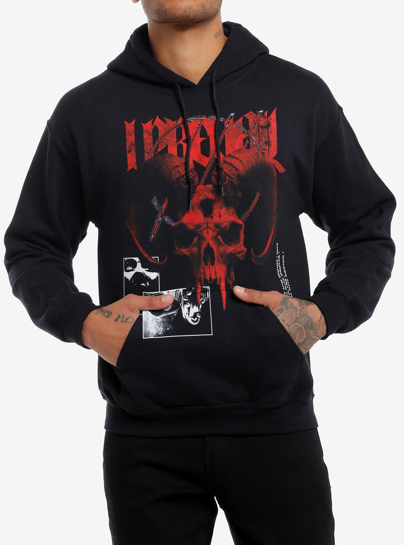 I Prevail Judgment Day Horned Demon Skull Hoodie, , hi-res