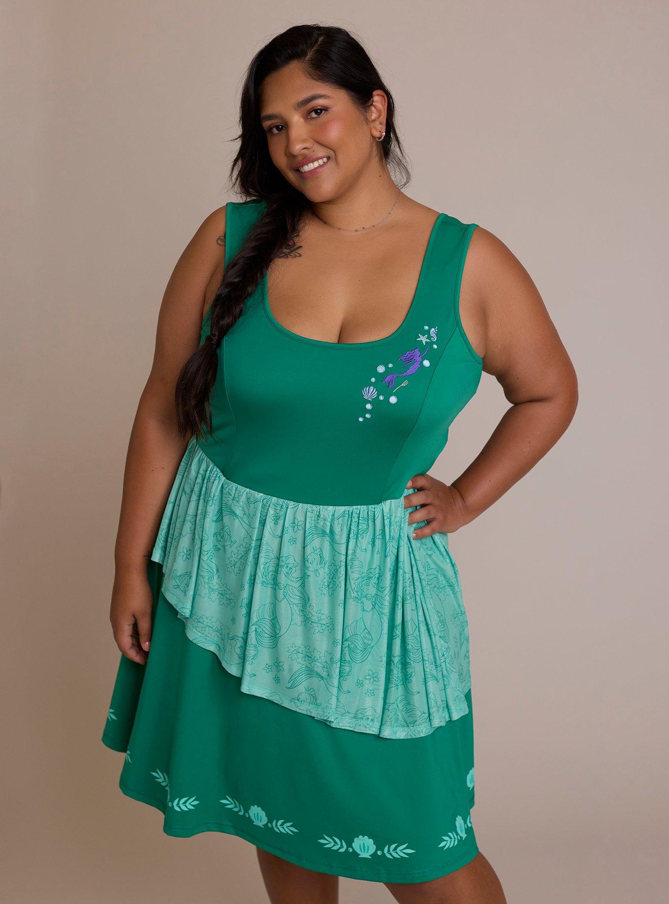 Her Universe Disney The Little Mermaid Ariel Athletic Dress Plus Size Her Universe Exclusive