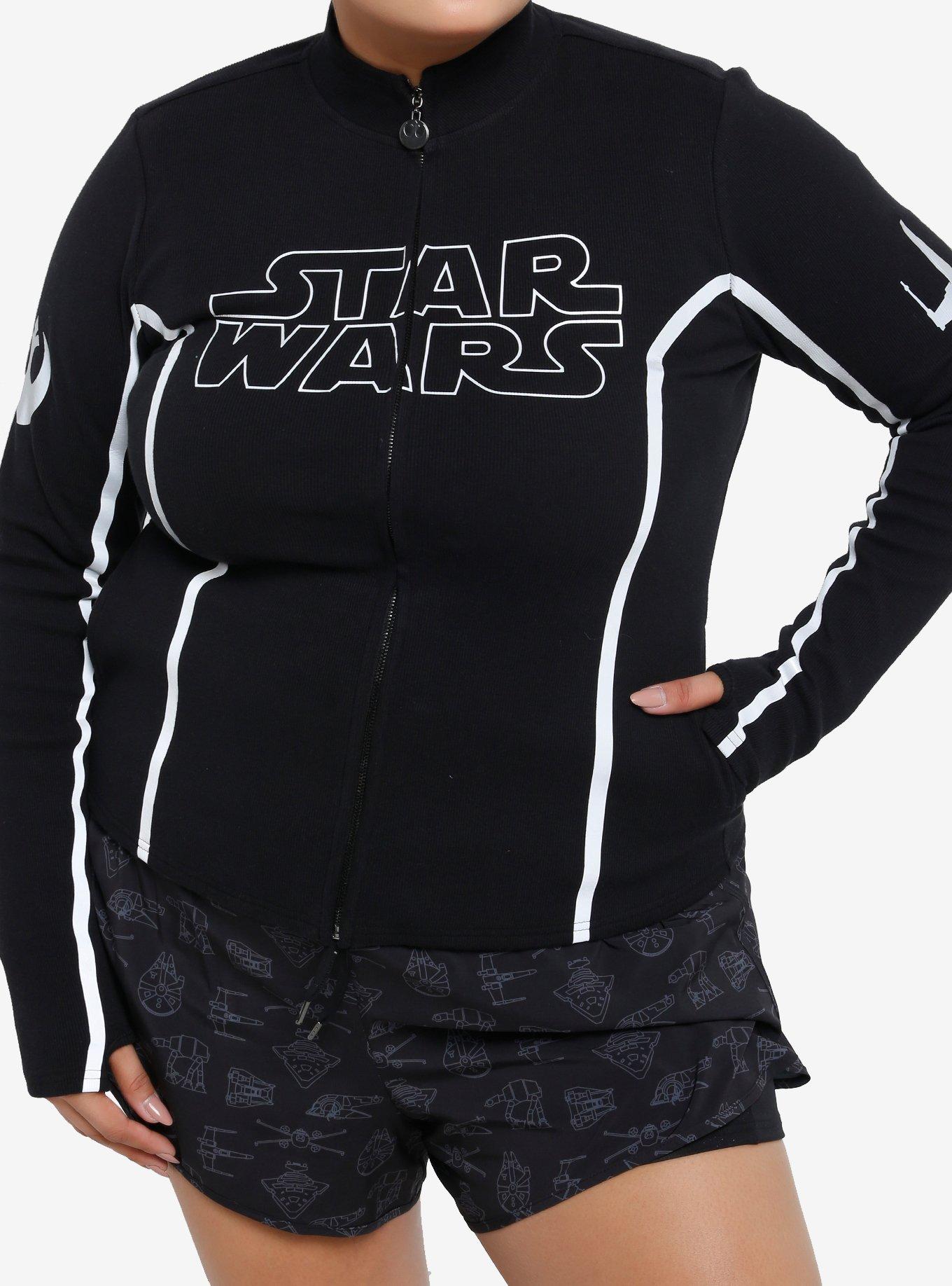 Her Universe Star Wars Logo Active Jacket Plus Size Her Universe Exclusive, , hi-res