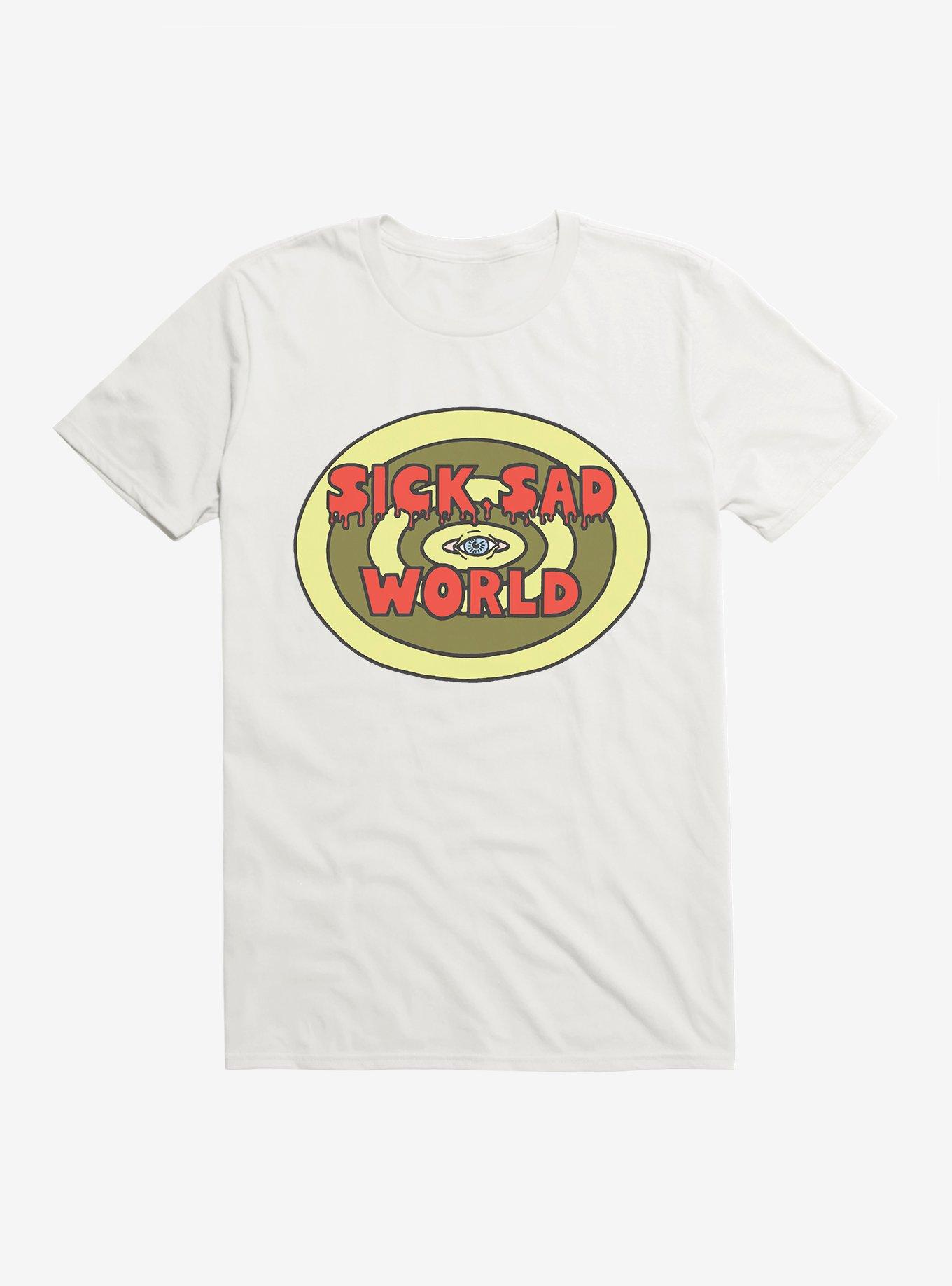 Daria Sick Sad World Logo T-Shirt, WHITE, hi-res
