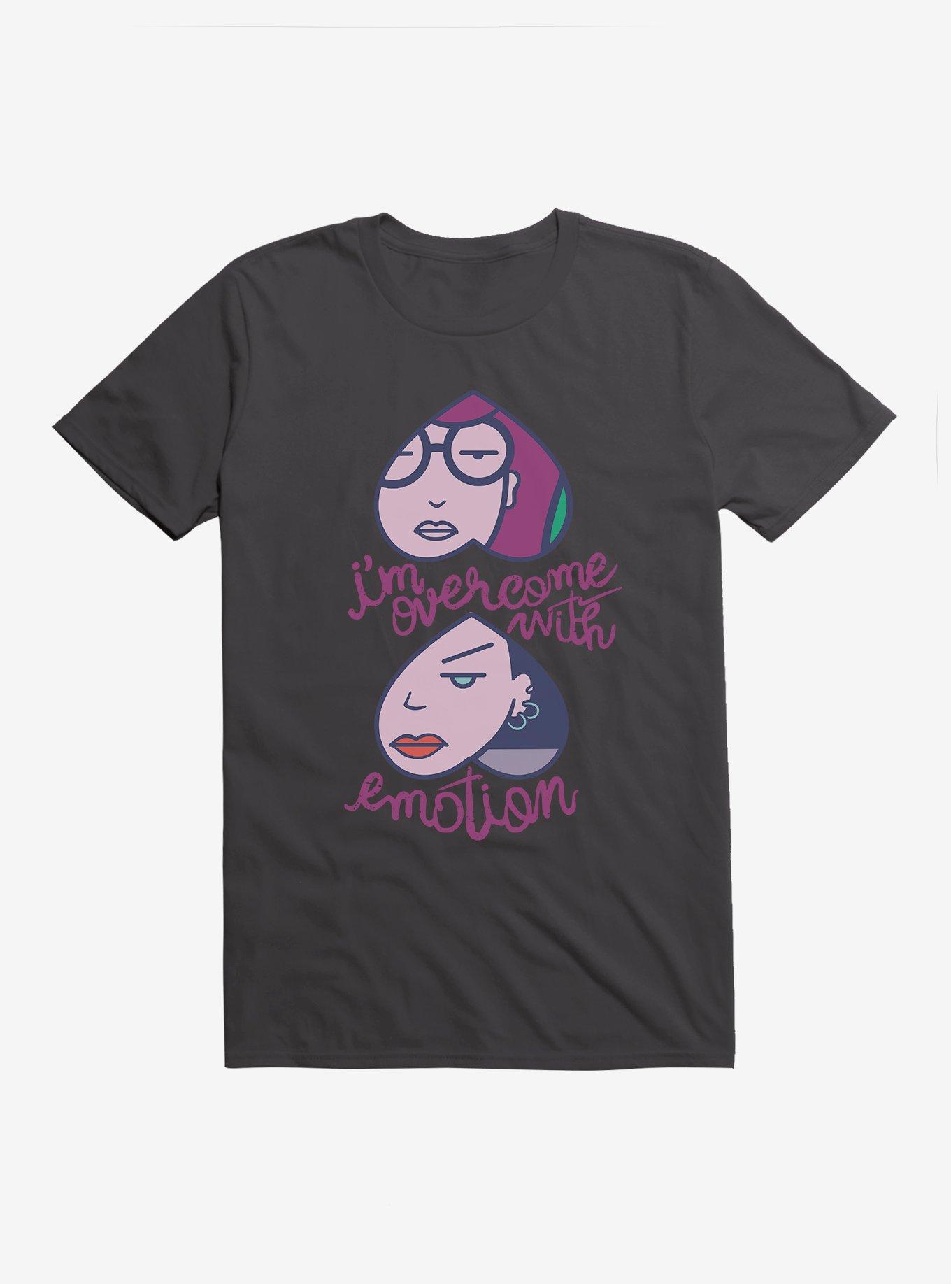 Daria Overcome with Emotion BFF Hearts T-Shirt