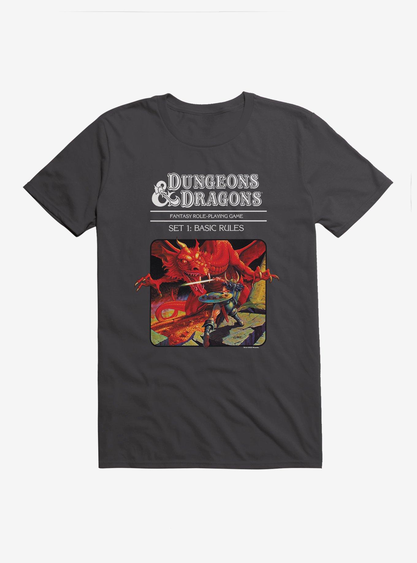 Dungeons & Dragons Vintage Dragon and the Knight T-Shirt