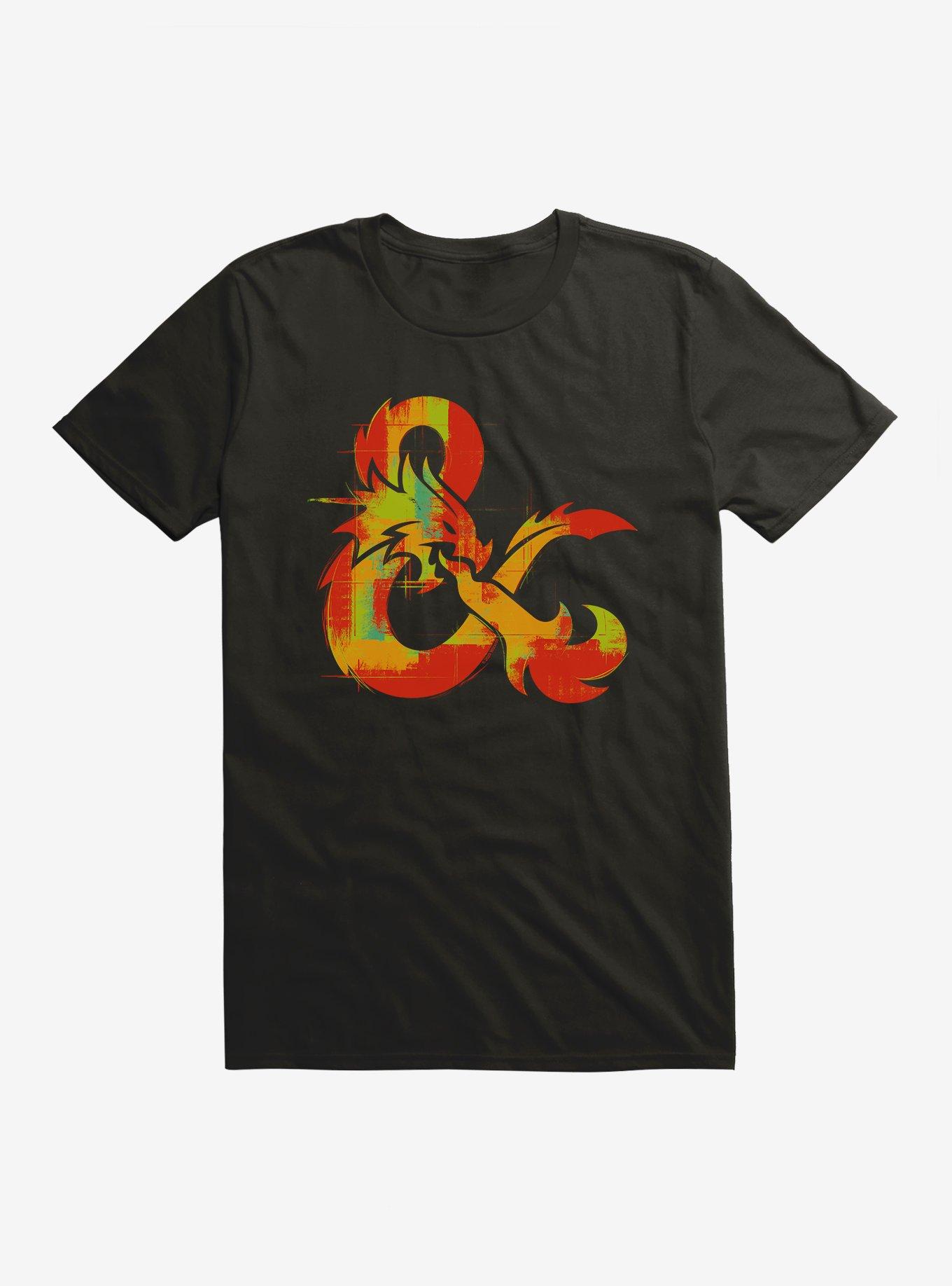 Dungeons & Dragons Warpaint Ampersand T-Shirt, BLACK, hi-res