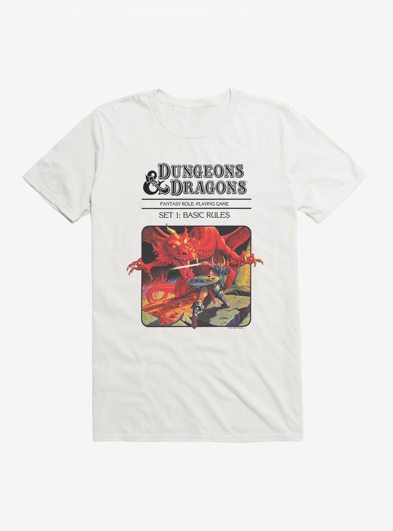 Dungeons & Dragons Vintage Dragon and the Knight T-Shirt