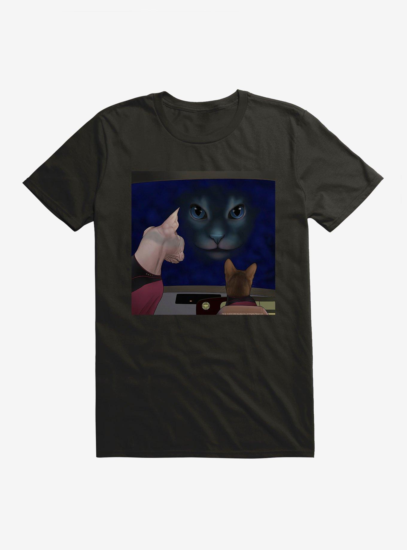 Star Trek The Next Generation Cats Sky T-Shirt