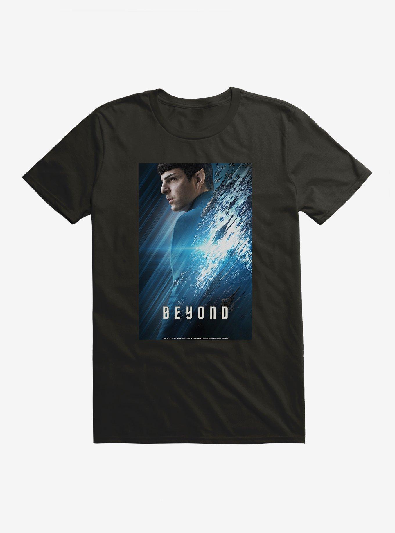 Star Trek Beyond Sulu Yellow Poster T-Shirt, BLACK, hi-res