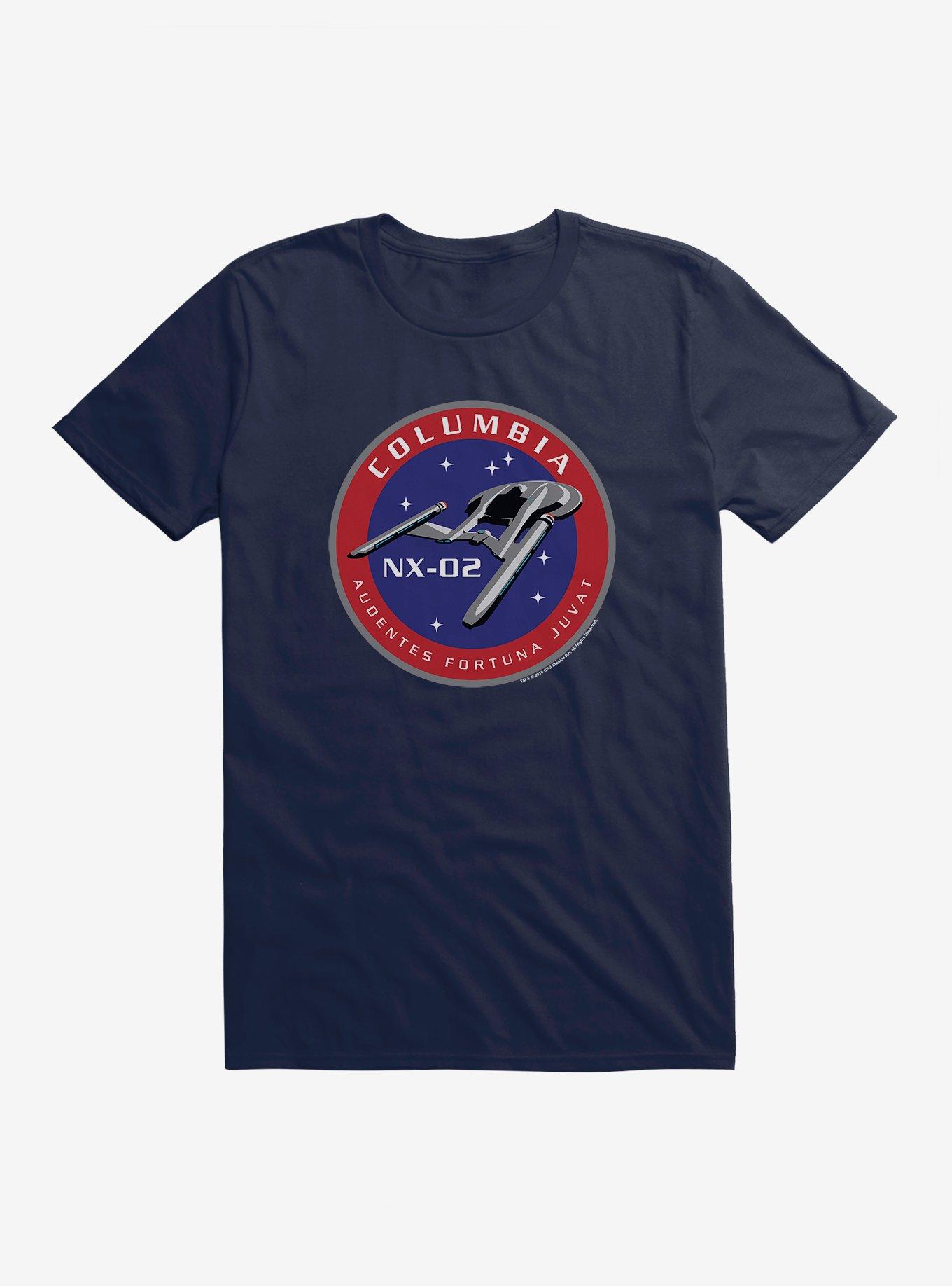 Star Trek NX-02 Columbia T-Shirt, MIDNIGHT NAVY, hi-res