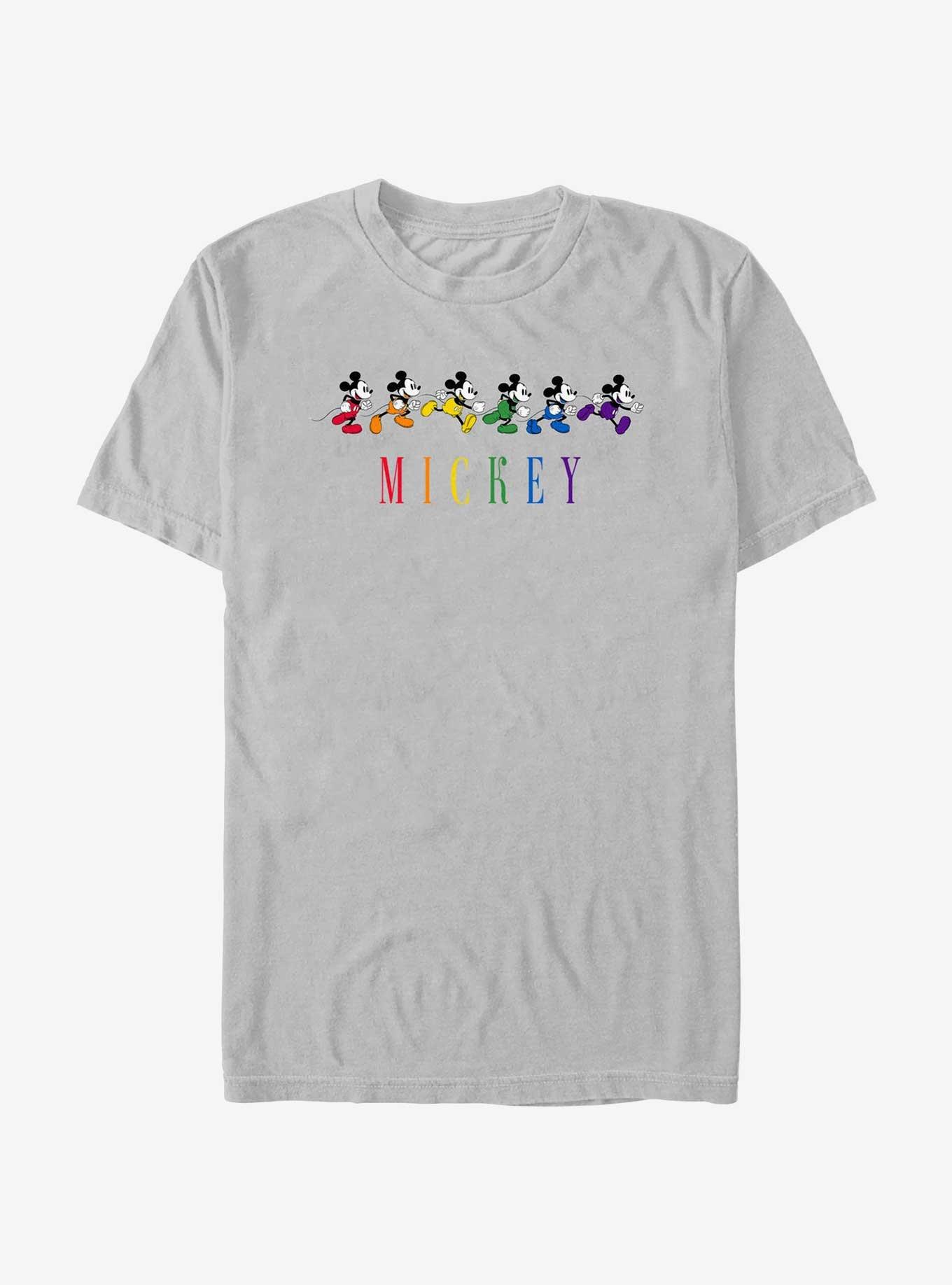 Disney Mickey Mouse Rainbow Steps T-Shirt, , hi-res