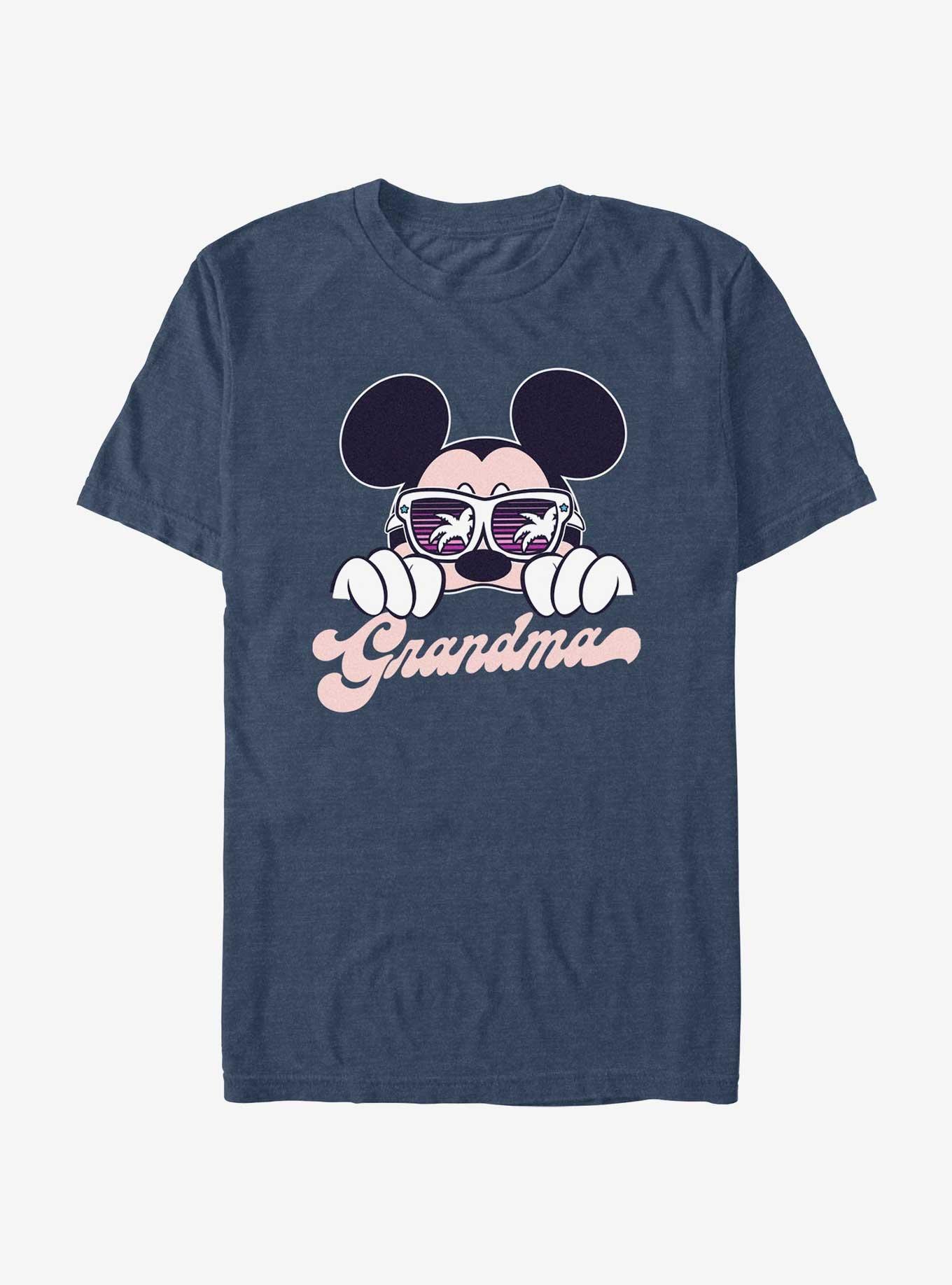 Disney Mickey Mouse Cool Grandma T-Shirt, NAVY HTR, hi-res