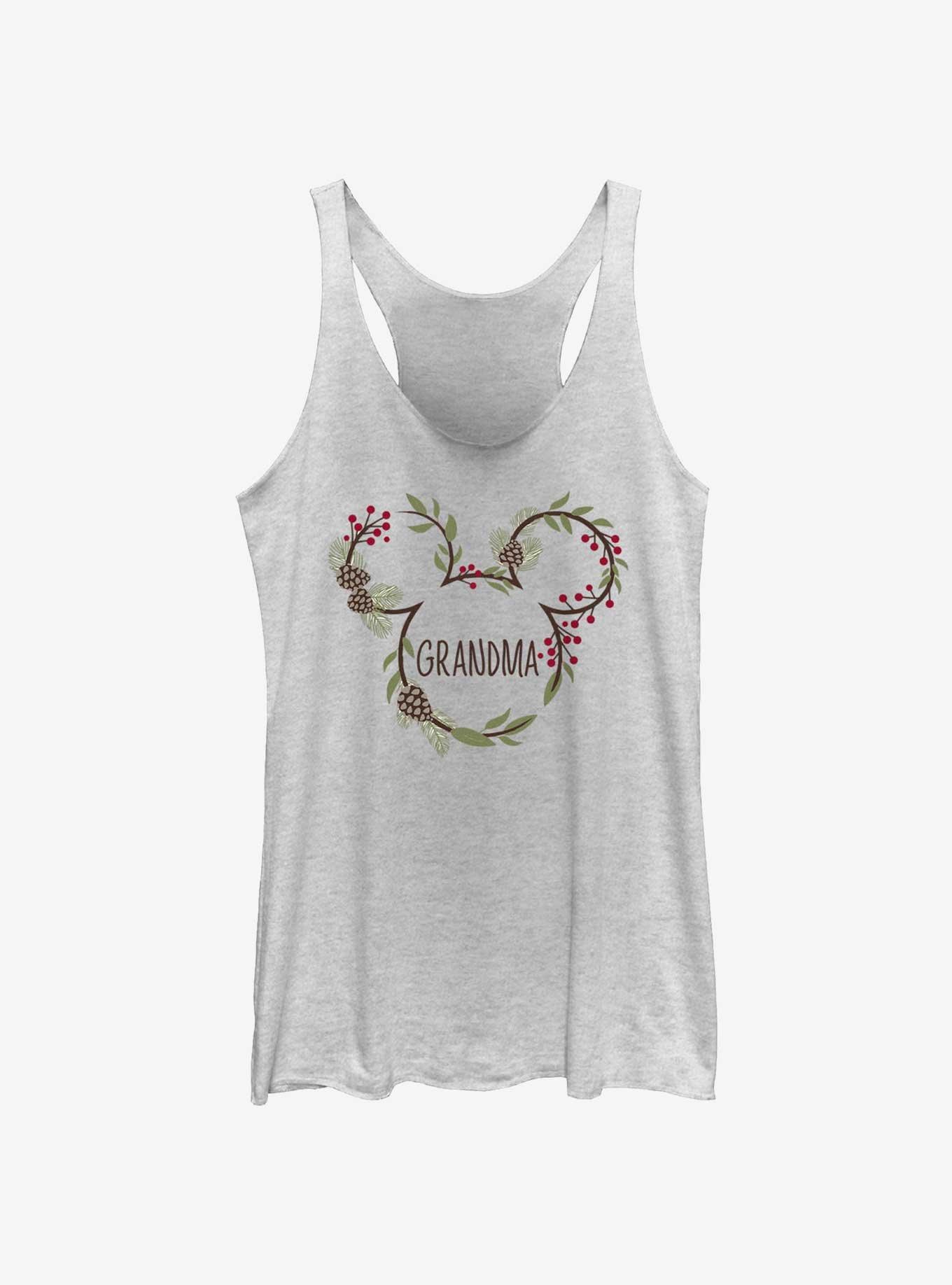Disney Mickey Mouse Grandma Xmas Ears Girls Tank, , hi-res