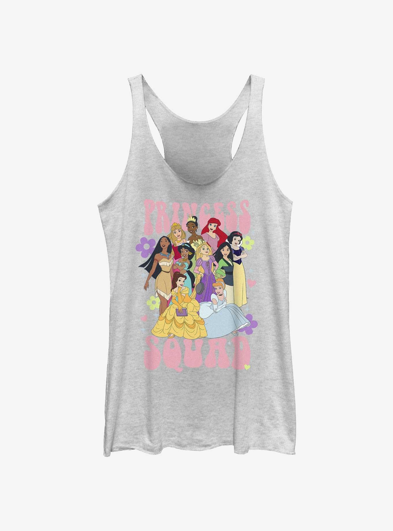 Disney Princesses Princess Squad Girls Tank, WHITE HTR, hi-res