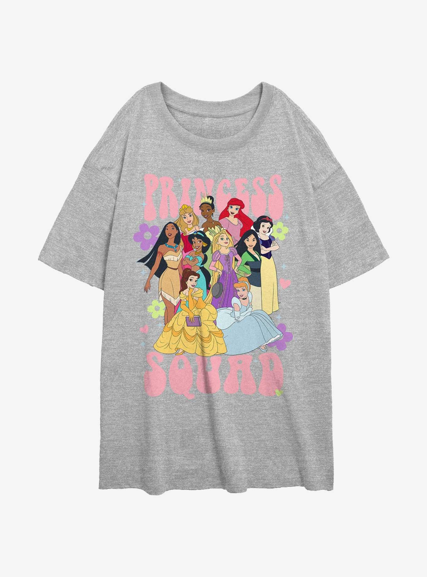 Disney Princesses Princess Squad Girls Oversized Sweatshirt, , hi-res