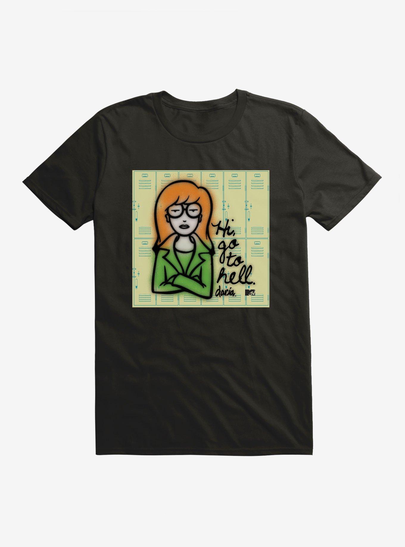 Daria Go To Hell T-Shirt, BLACK, hi-res