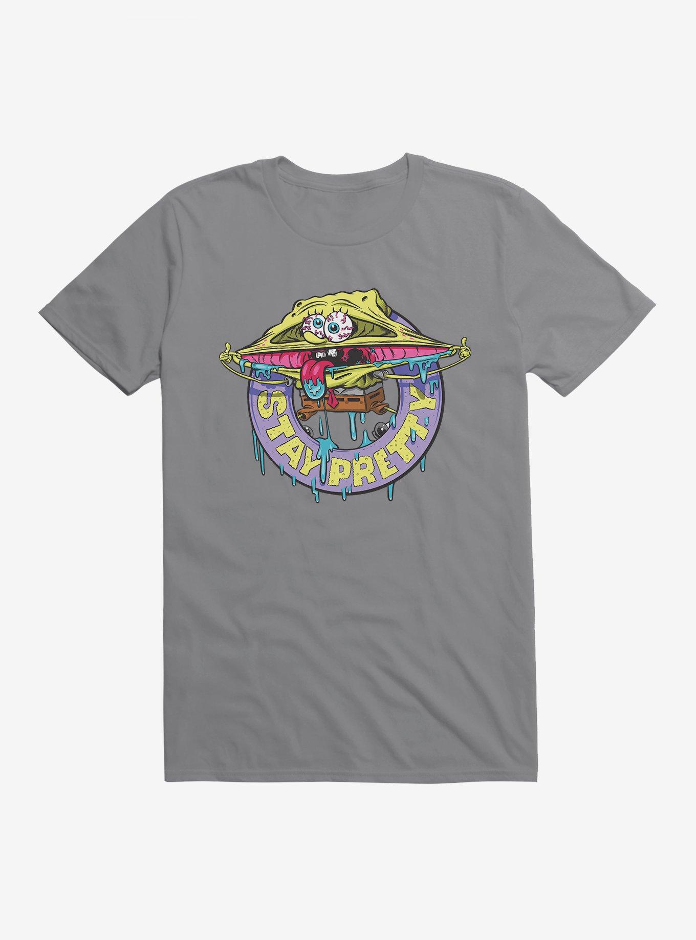 SpongeBob SquarePants Stay Pretty SpongeBob T-Shirt, STORM GREY, hi-res