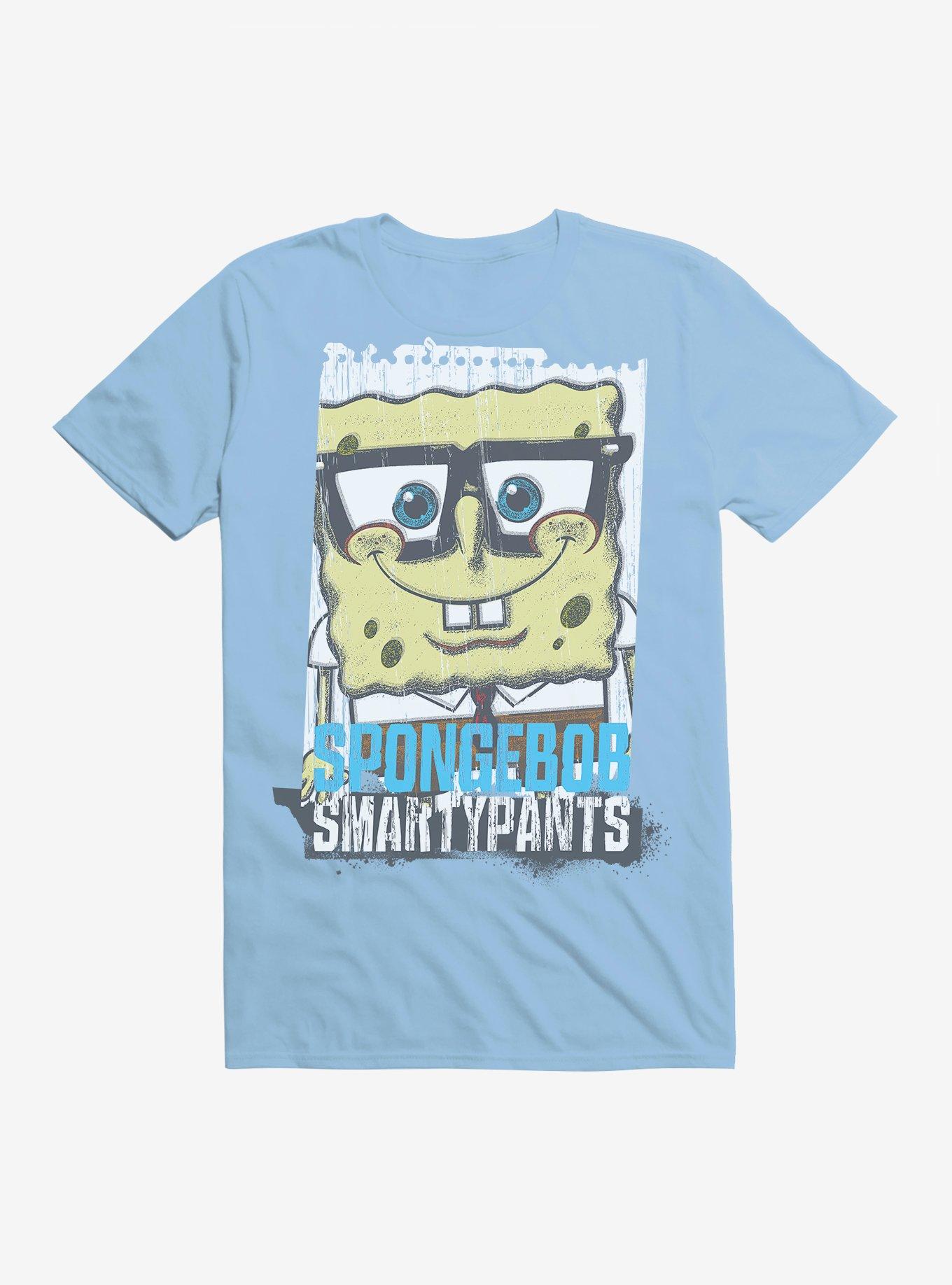 SpongeBob SquarePants SpongeBob SmartyPants Storm Grey T-Shirt, , hi-res