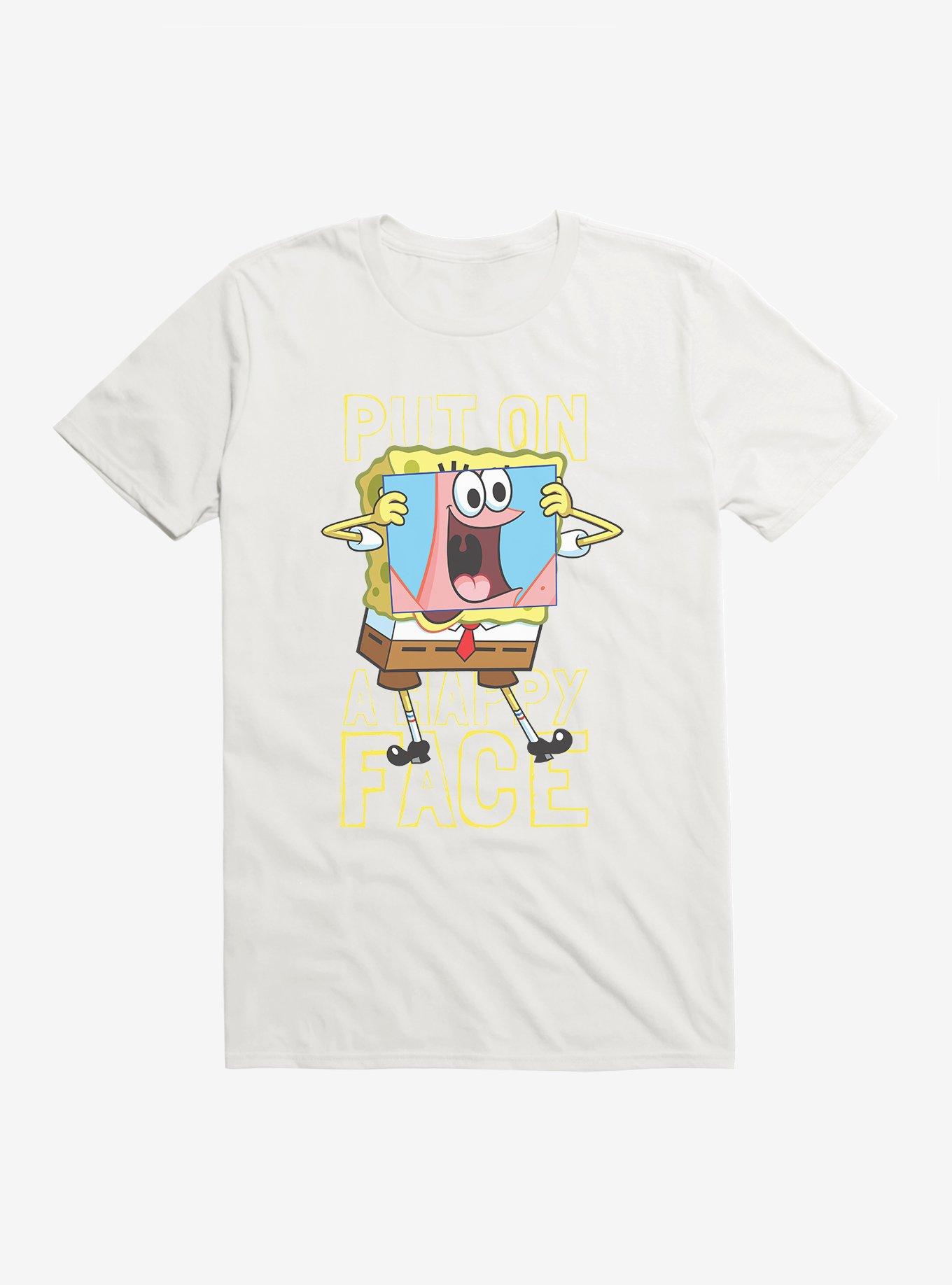 SpongeBob SquarePants Put On A Happy Face SpongeBob T-Shirt, , hi-res