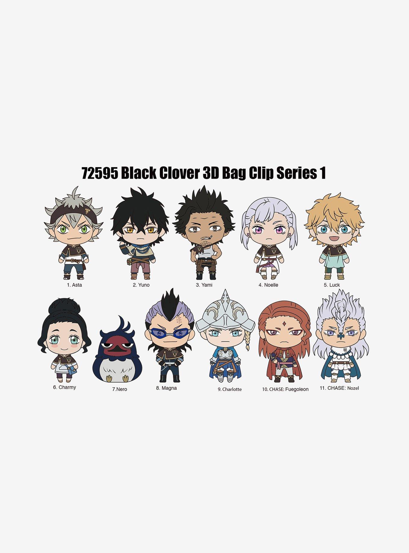 Black Clover Characters Blind Bag Figural Bag Clip, , hi-res