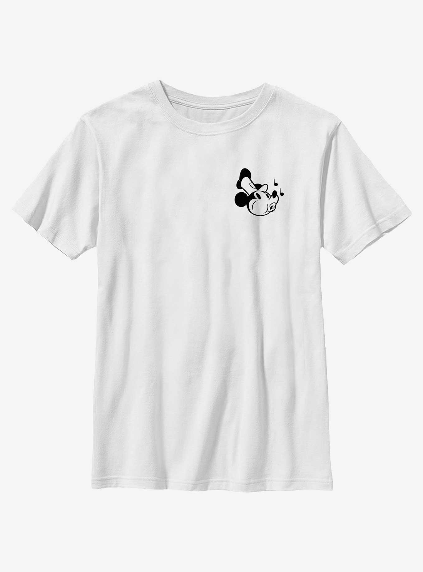 Disney Mickey Mouse Steamboat Whistling Pocket Youth T-Shirt, , hi-res