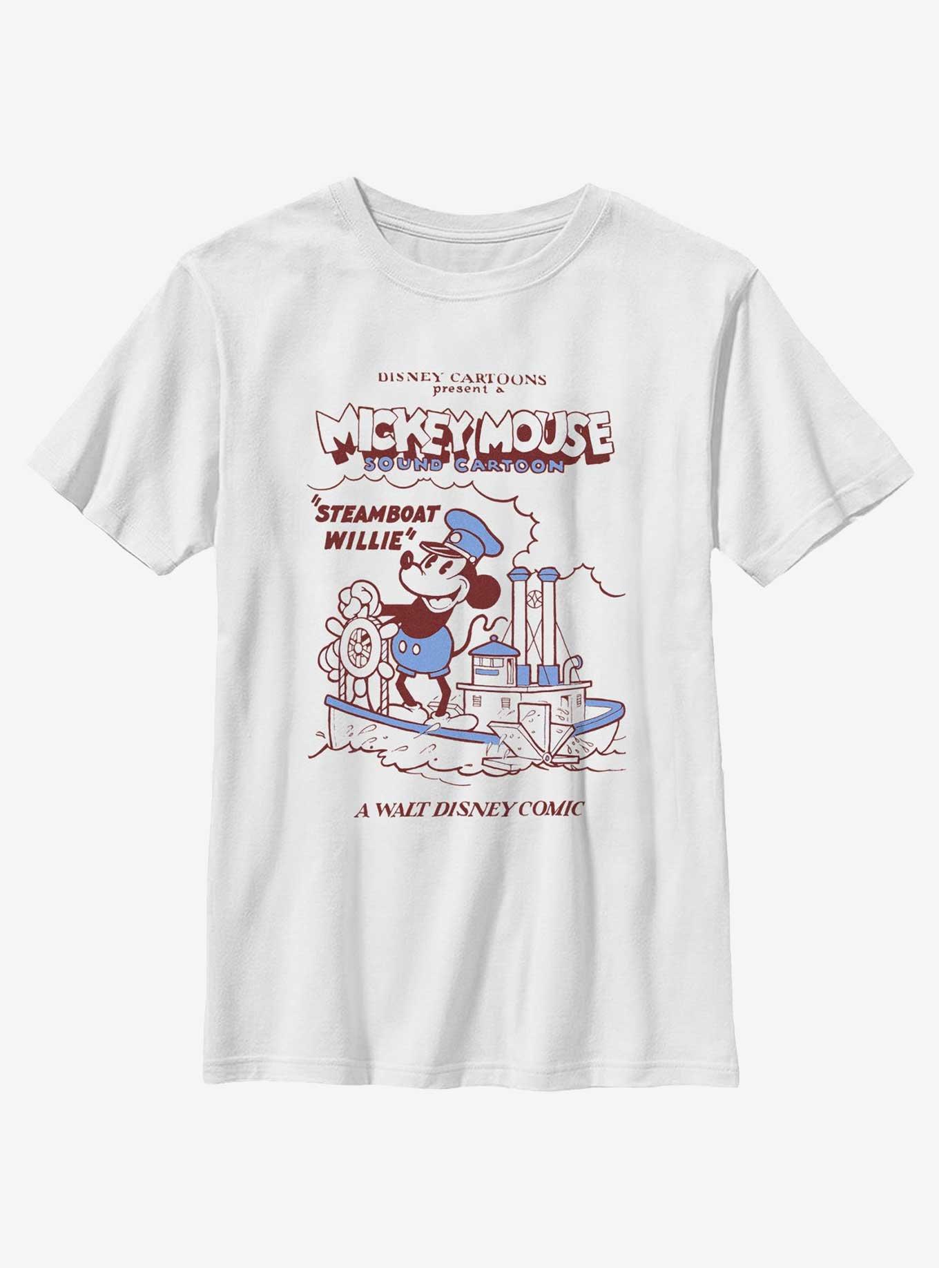 Disney Mickey Mouse Sound Cartoon Youth T-Shirt