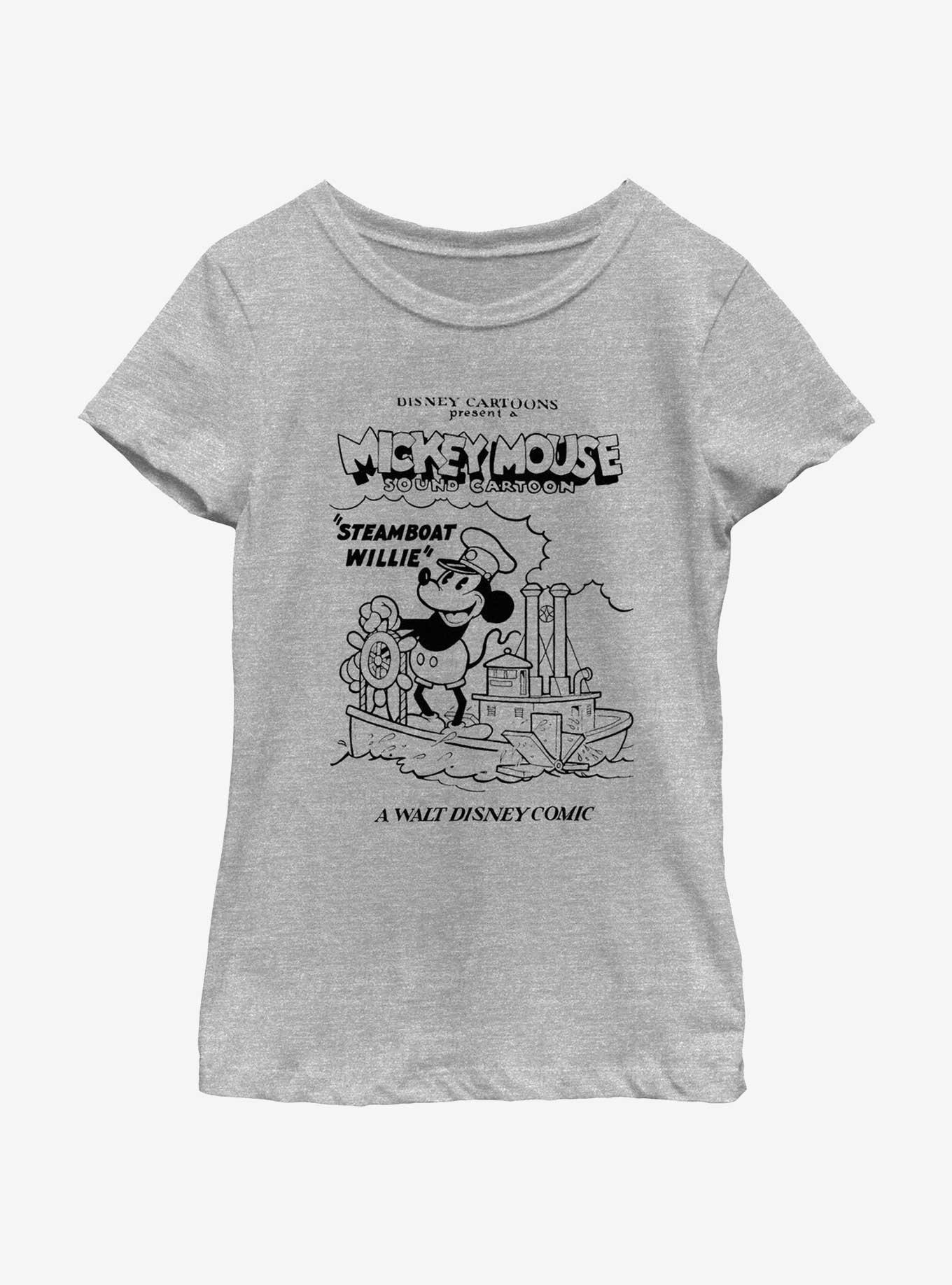 Disney Mickey Mouse Sound Cartoon Youth Girls T-Shirt, , hi-res