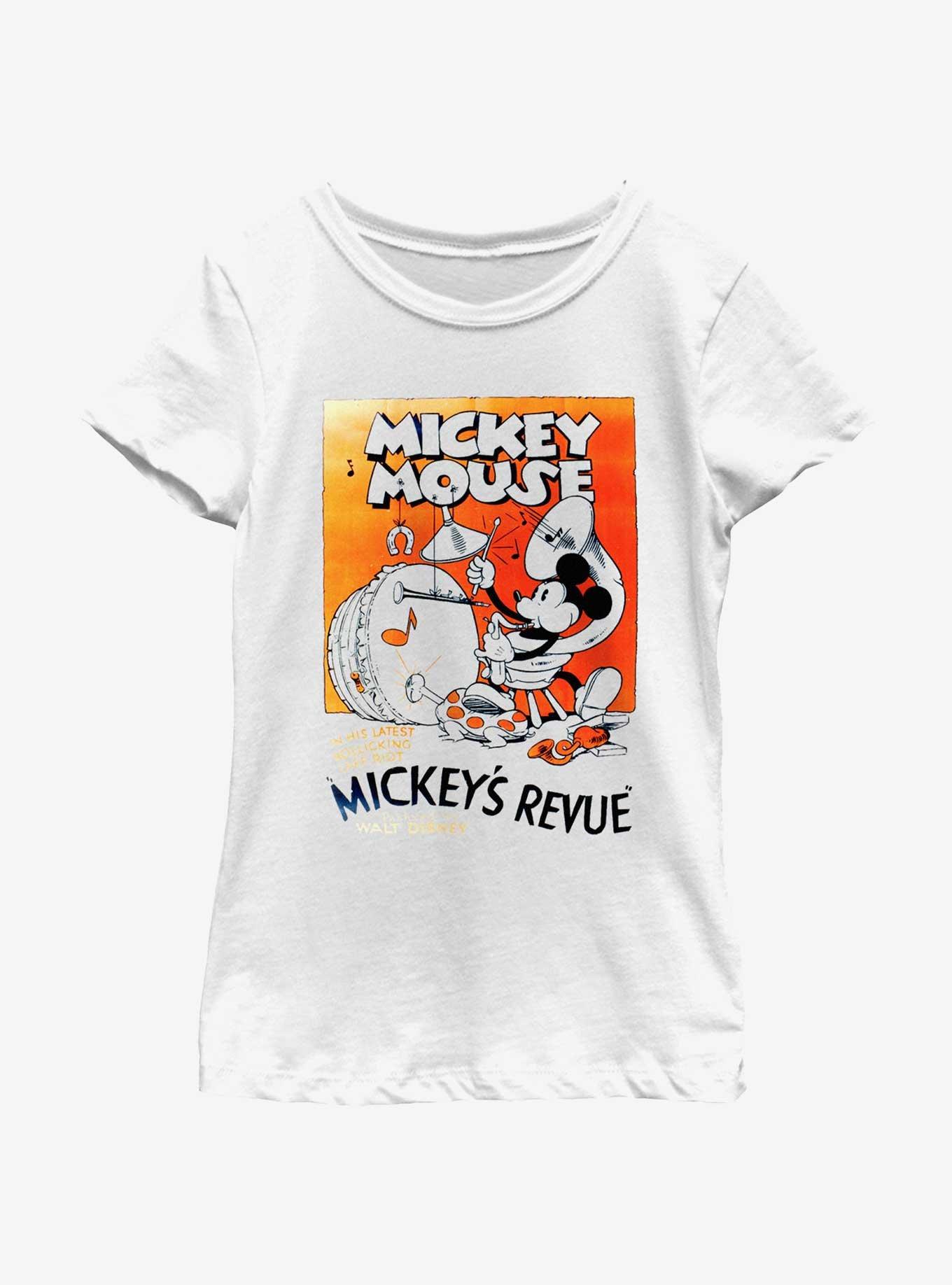 Disney Mickey Mouse Revue Youth Girls T-Shirt