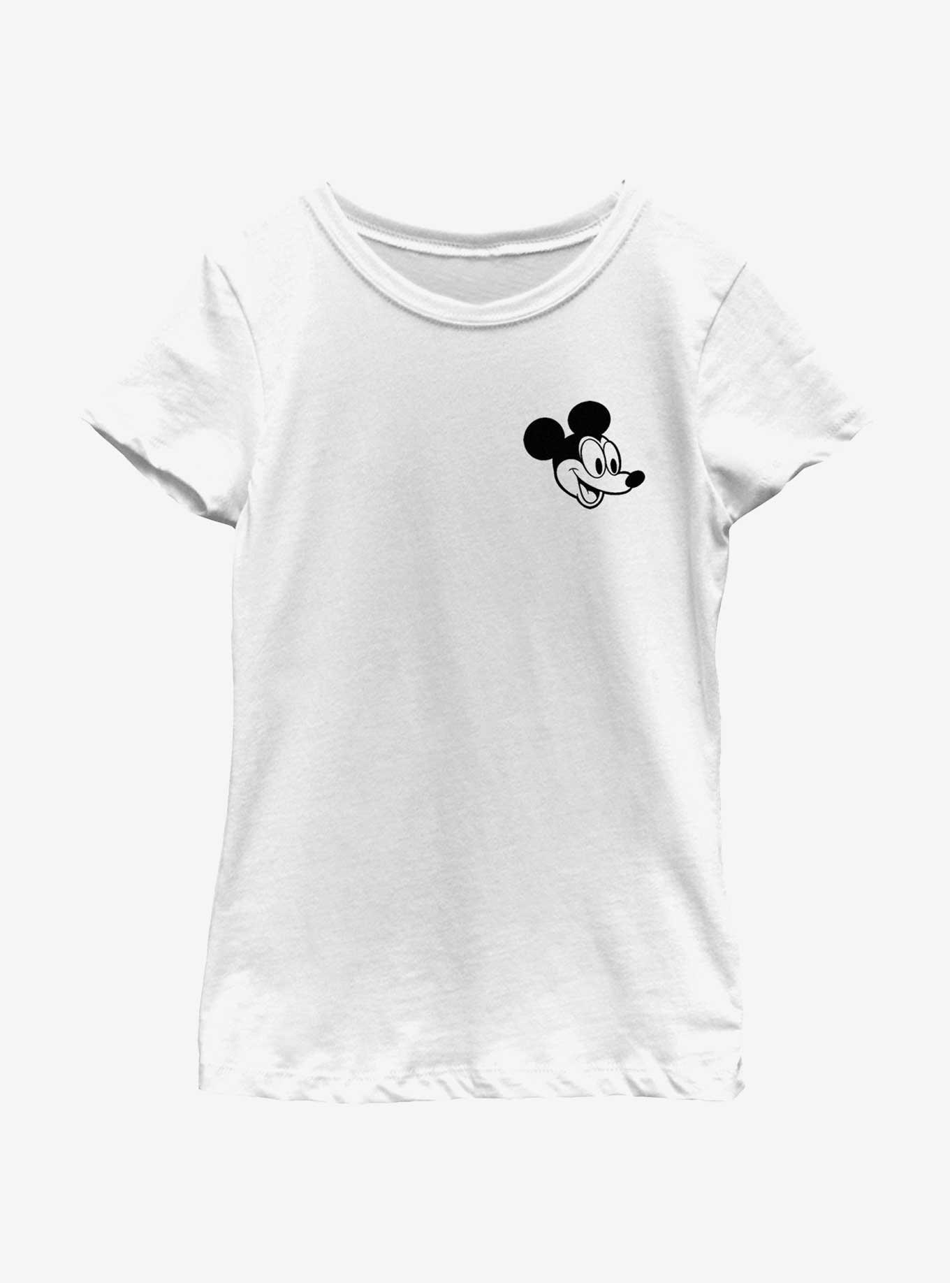 Disney Mickey Mouse Early Mickey Pocket Youth Girls T-Shirt, , hi-res