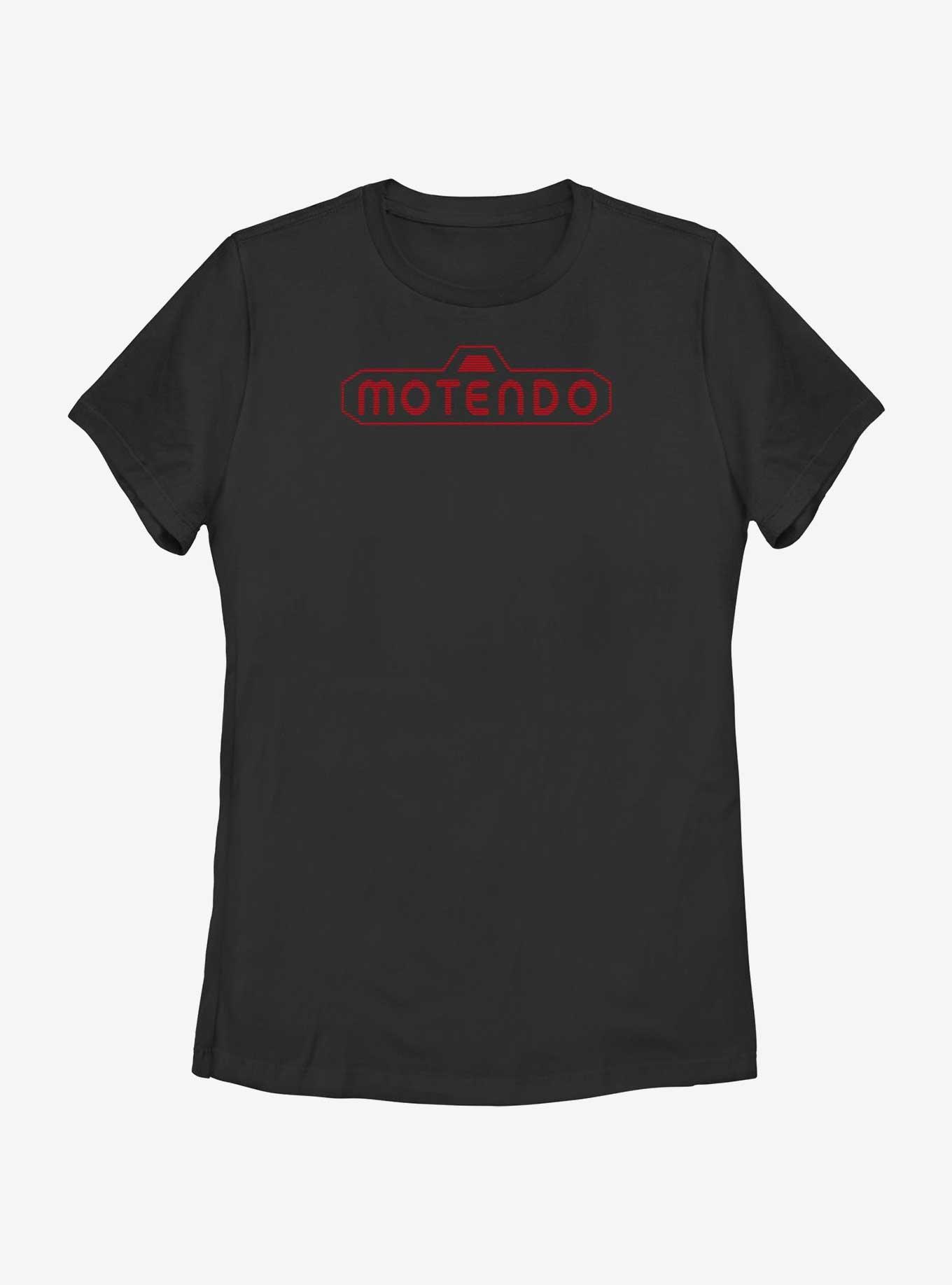 X-Men Motendo Logo Womens T-Shirt, BLACK, hi-res