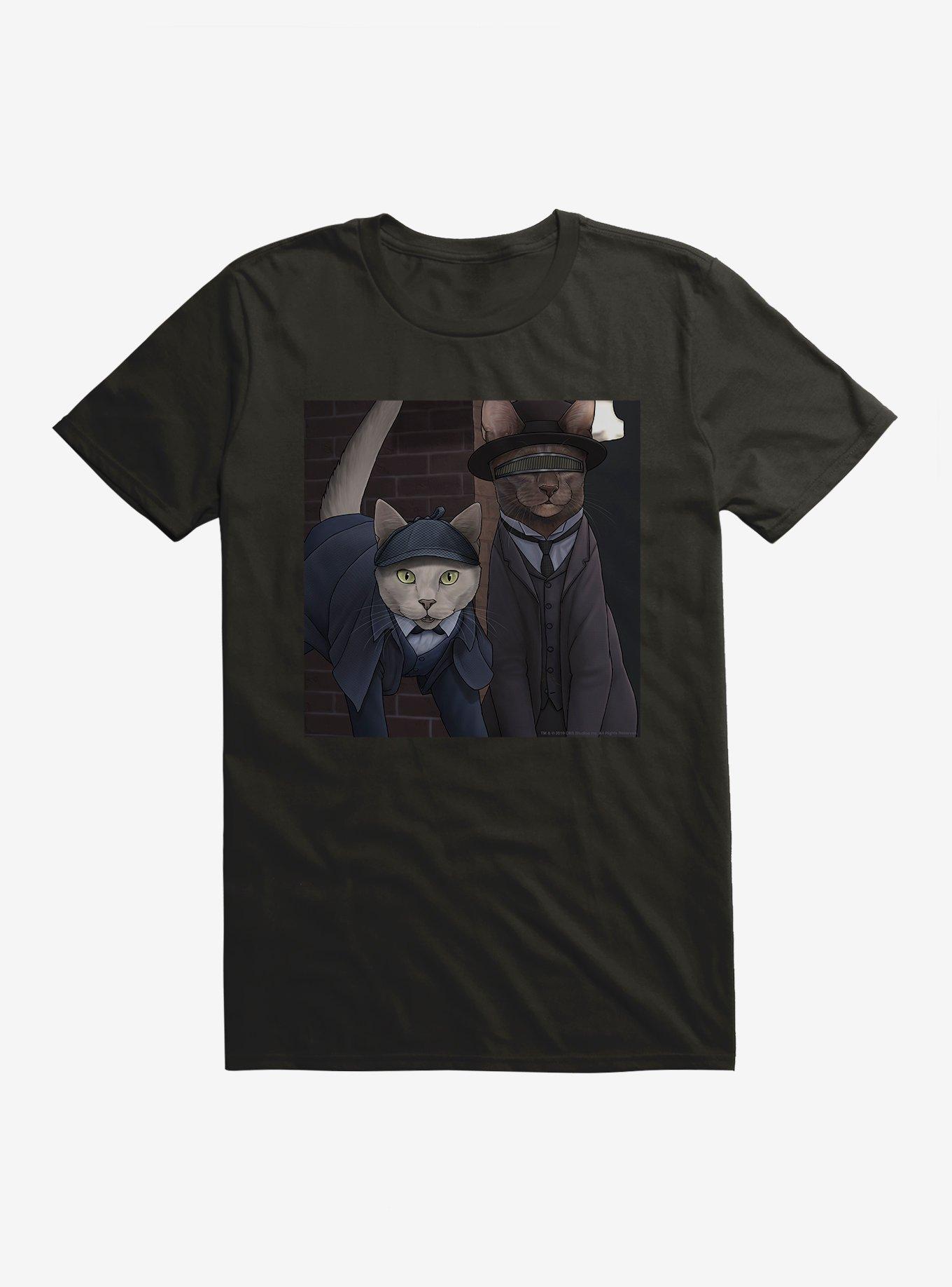 Star Trek The Next Generation Cats Data And Forge T-Shirt, , hi-res