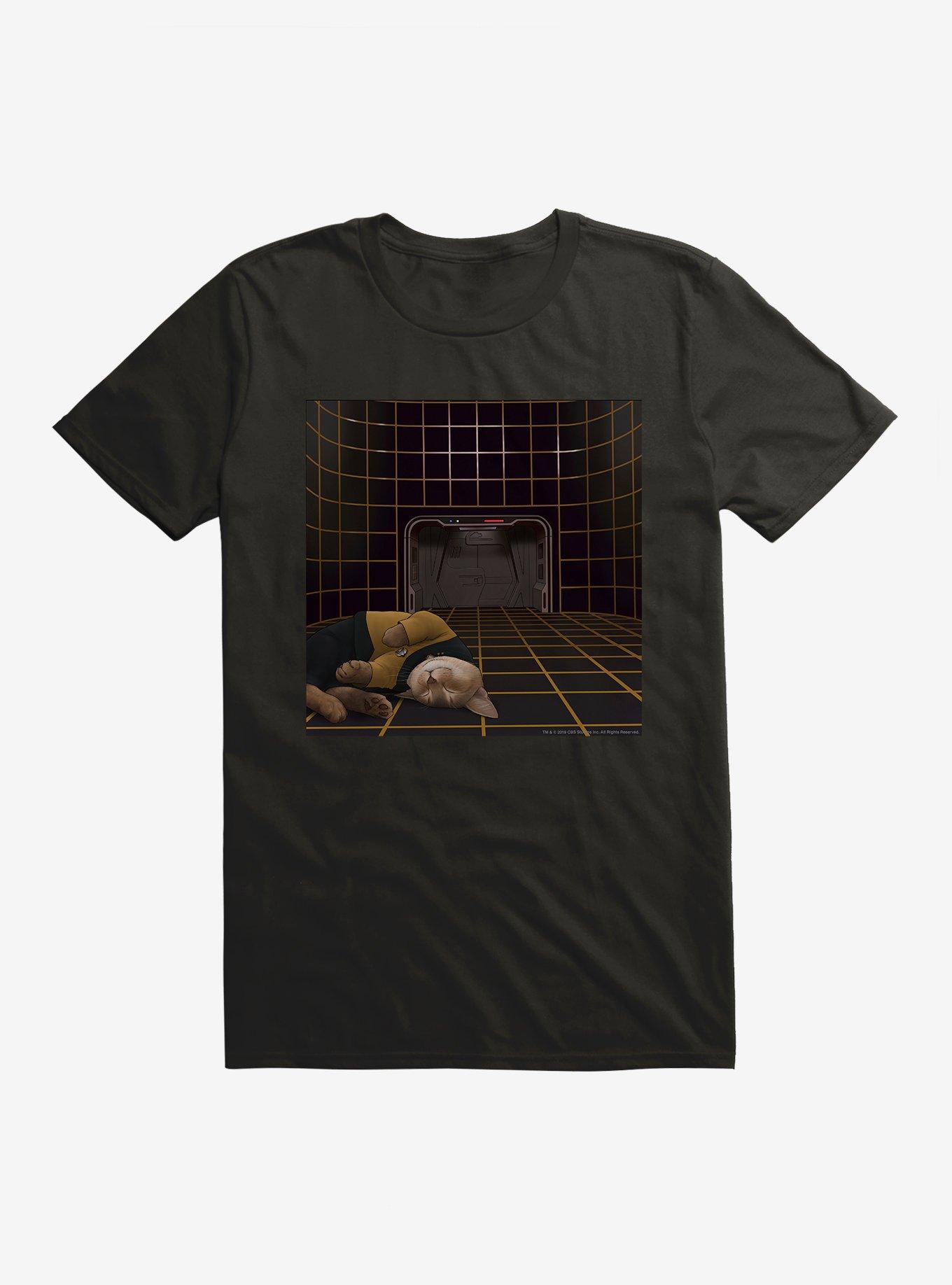 Star Trek The Next Generation Cats Barclay Cat Nap T-Shirt