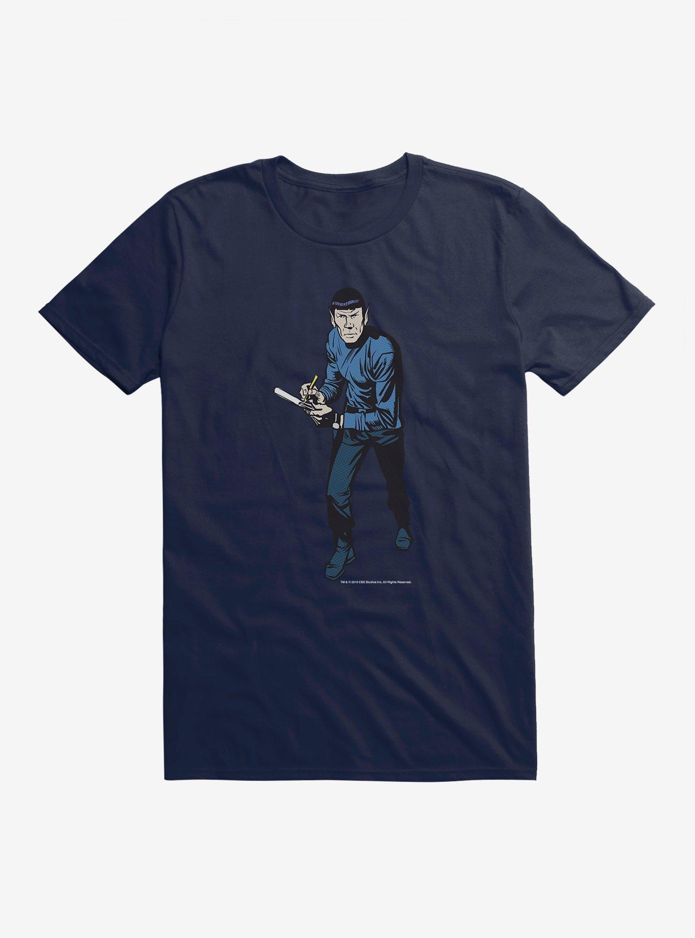 Star Trek Officer Spock T-Shirt, MIDNIGHT NAVY, hi-res