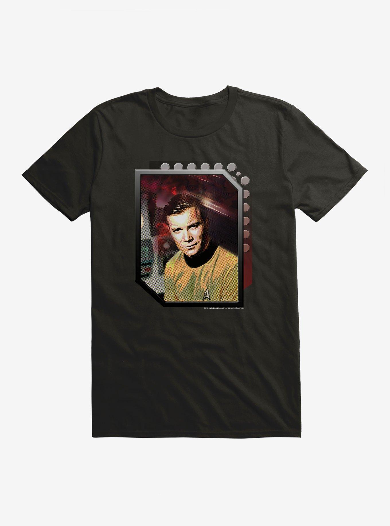 Star Trek Captain Kirk T-Shirt, BLACK, hi-res