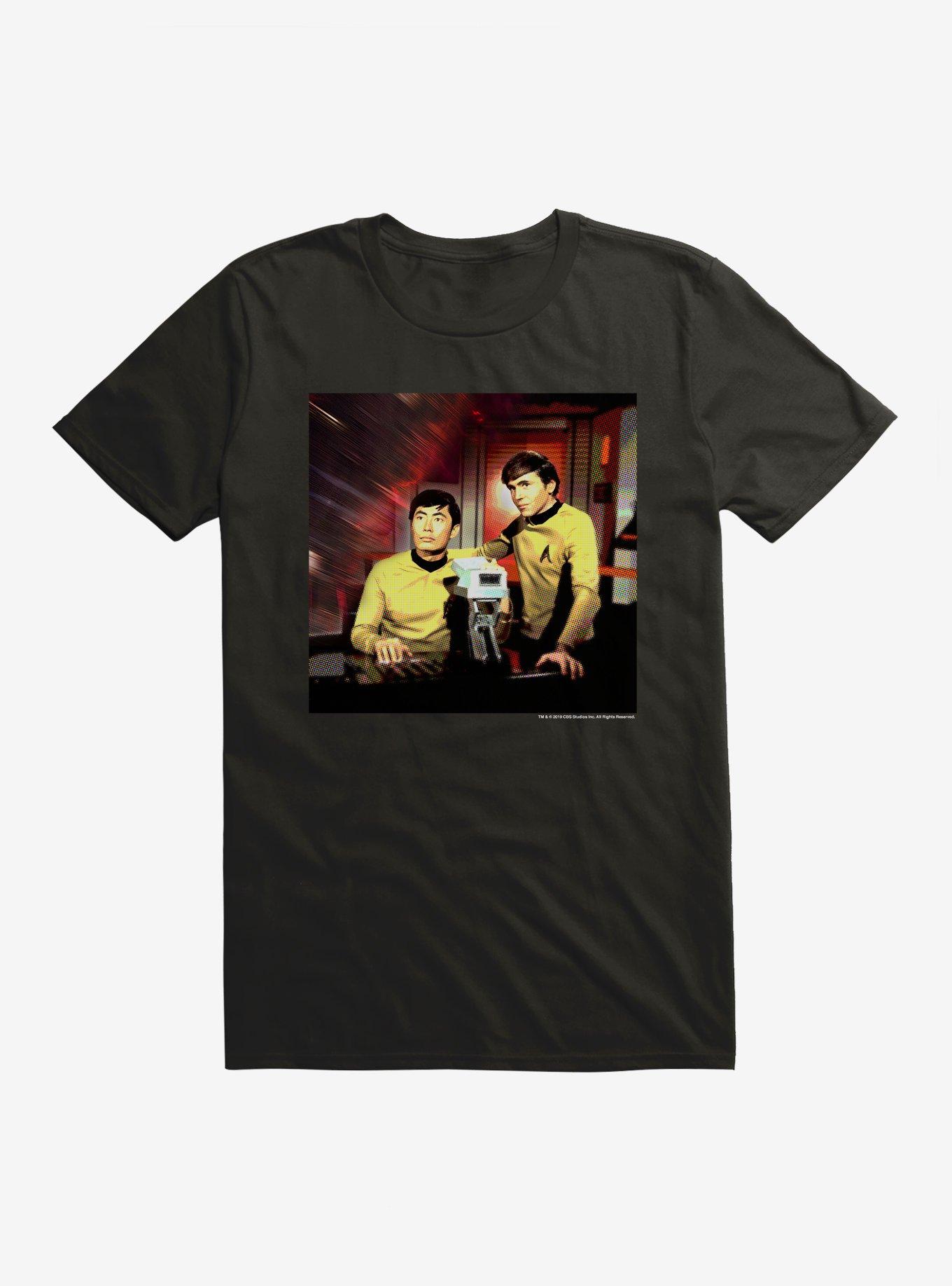 Star Trek Chekhov And Sulu T-Shirt, BLACK, hi-res