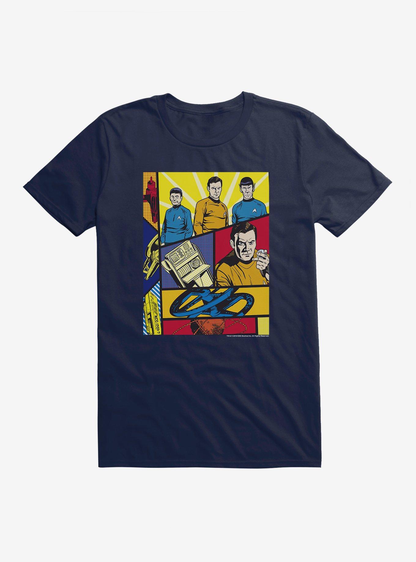 Star Trek Collage Comic T-Shirt