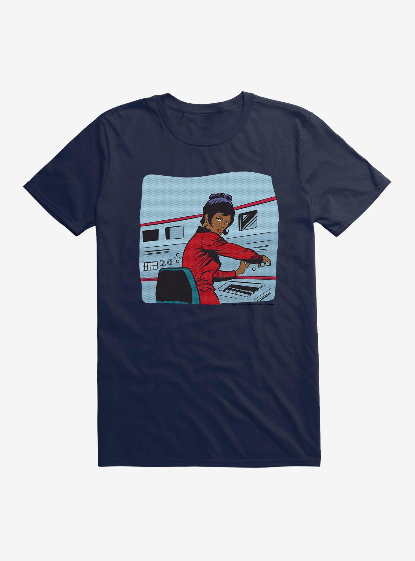 Star Trek Uhura Control Room T-Shirt, MIDNIGHT NAVY, hi-res