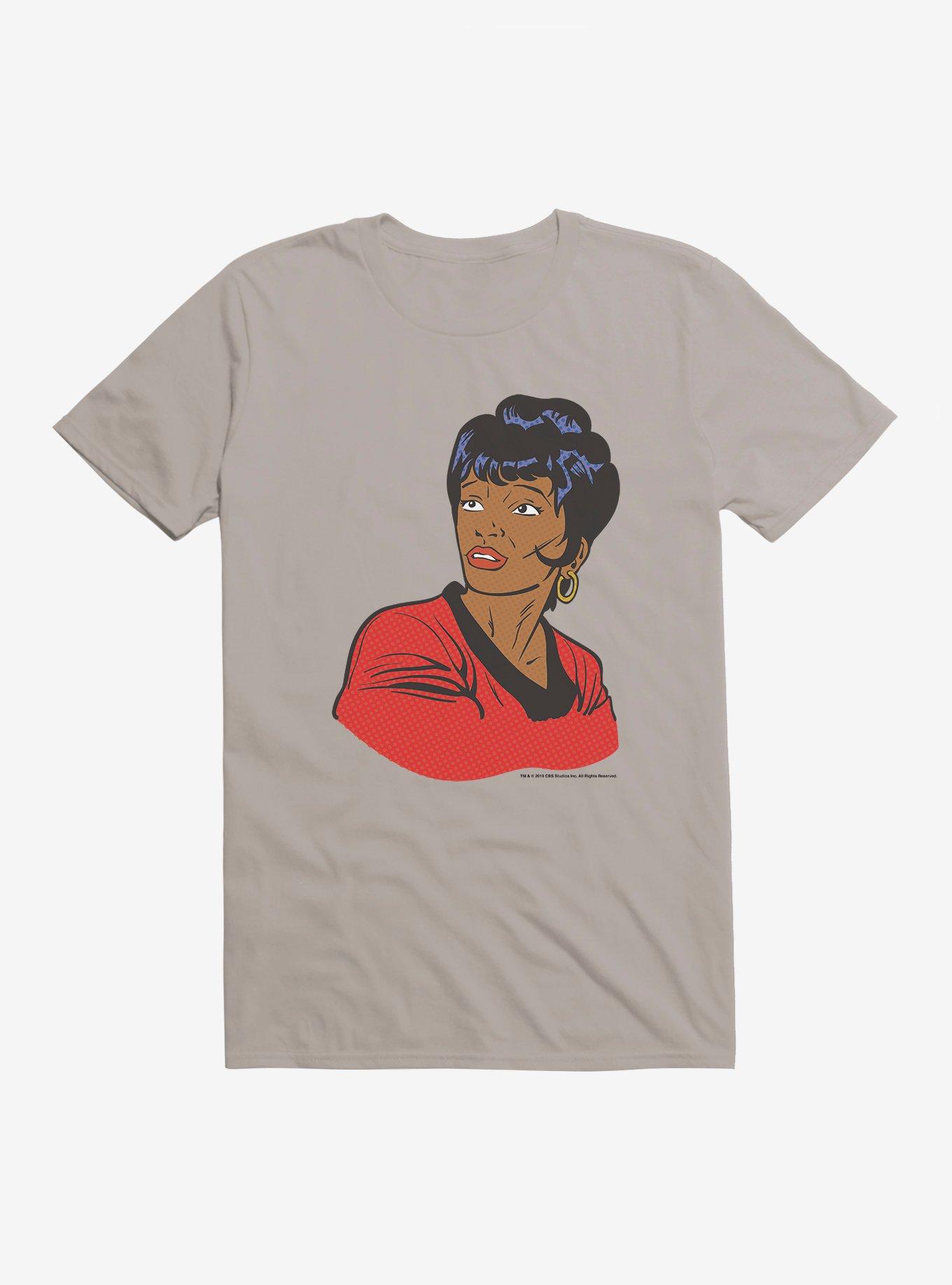 Star Trek Uhura Pop Art T-Shirt, LIGHT GREY, hi-res