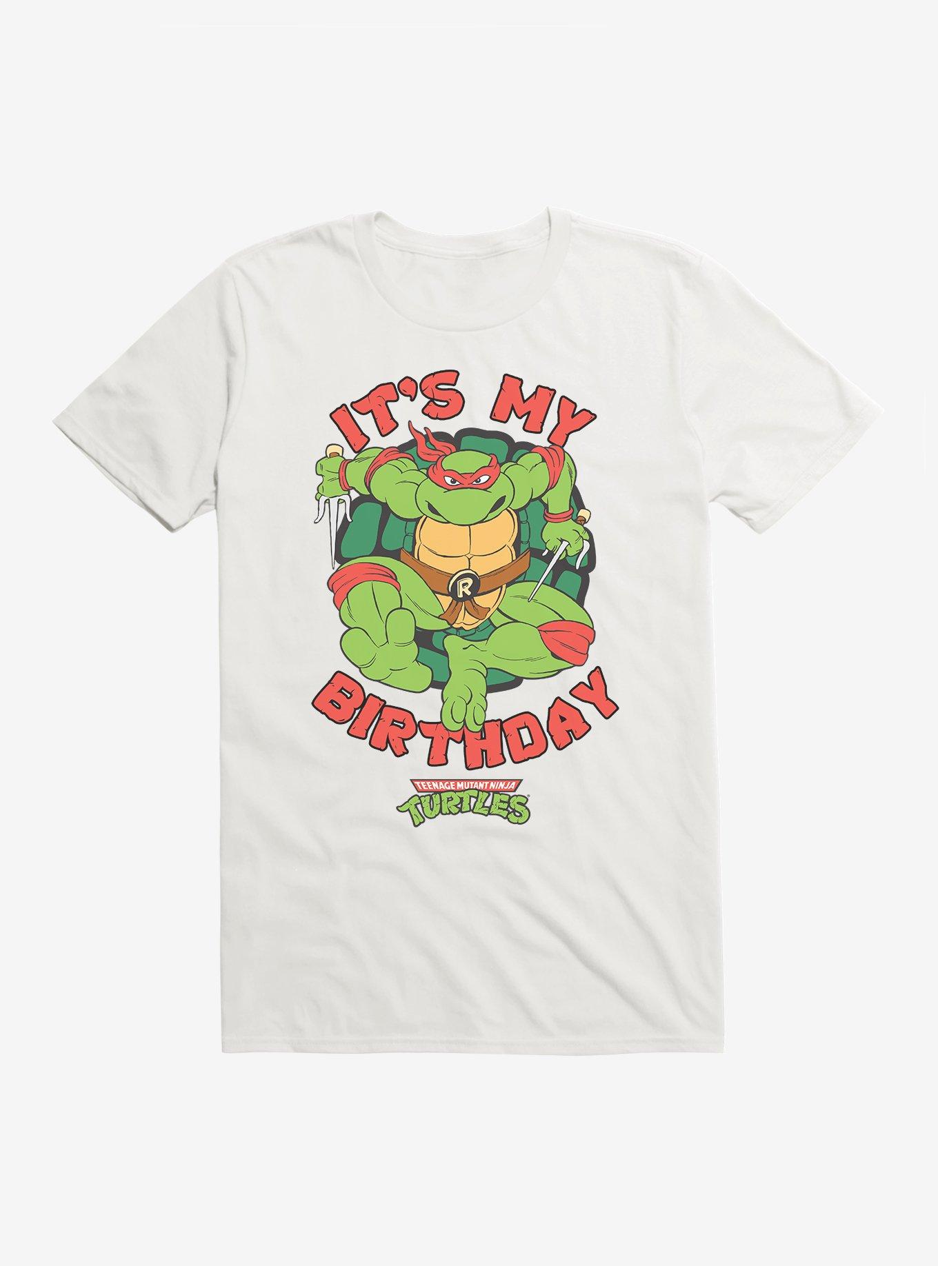 Teenage Mutant Ninja Turtles Birthday Rafael T-Shirt, WHITE, hi-res