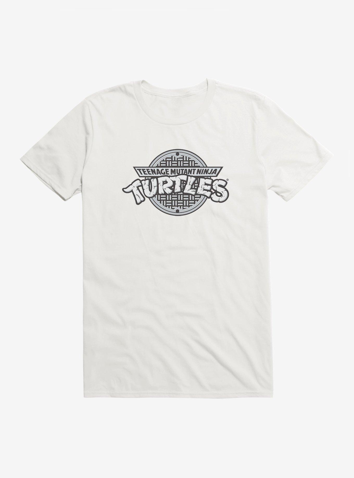 Teenage Mutant Ninja Turtles Classic Grayscale Logo T-Shirt, , hi-res