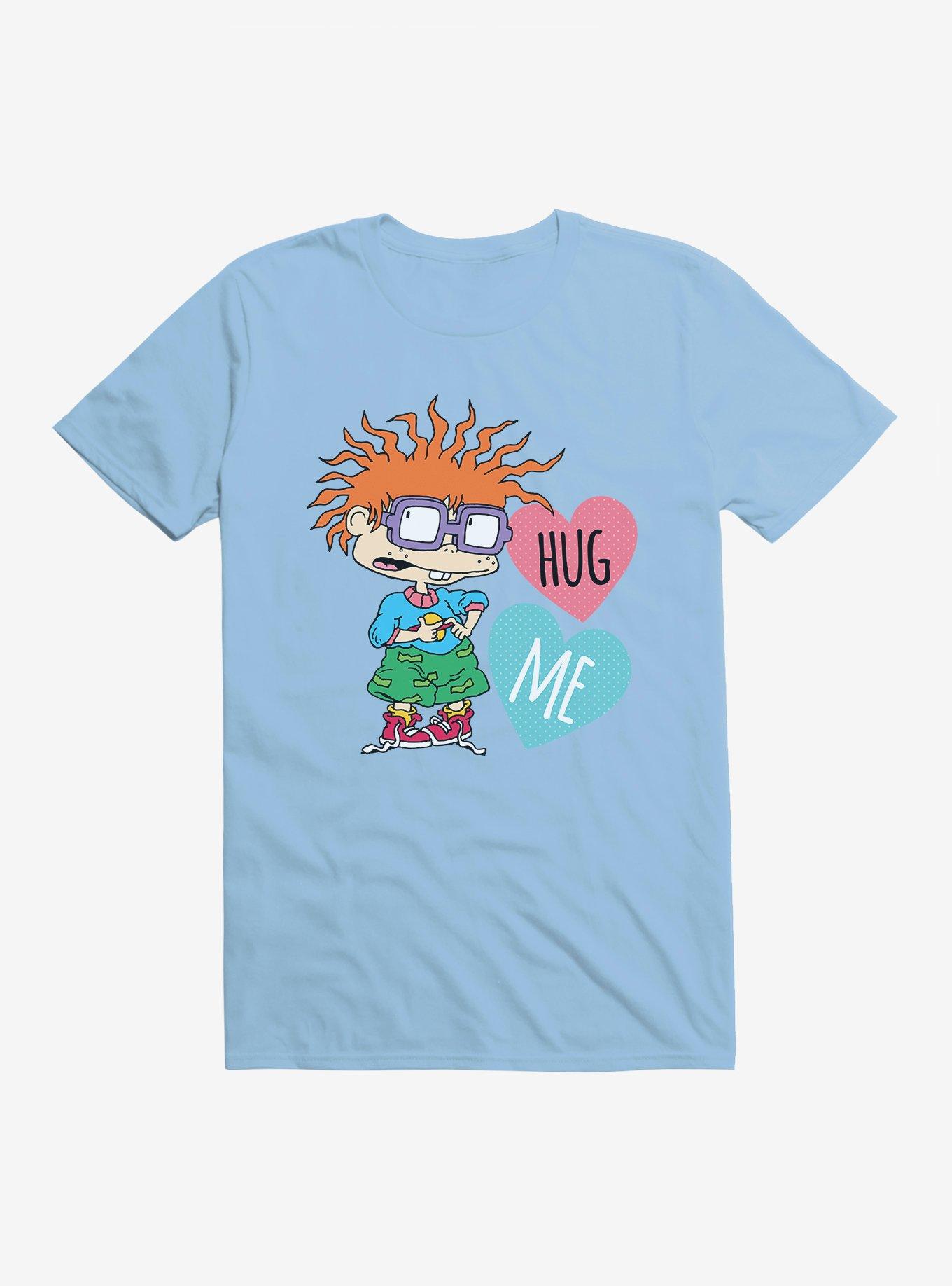 Rugrats Chuckie Hug Me T-Shirt, LIGHT BLUE, hi-res