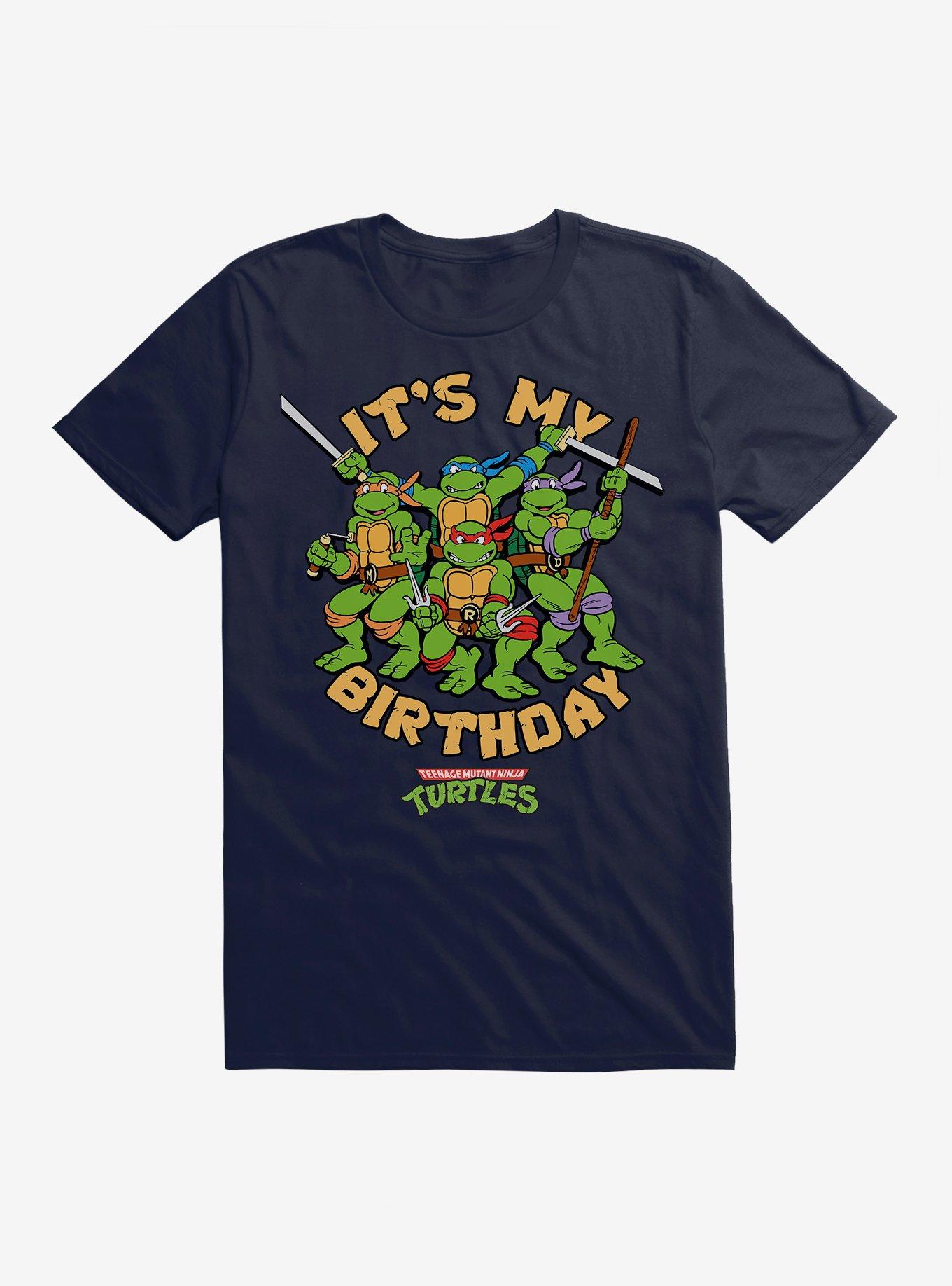 Teenage Mutant Ninja Turtles Birthday Group T-Shirt, NAVY, hi-res