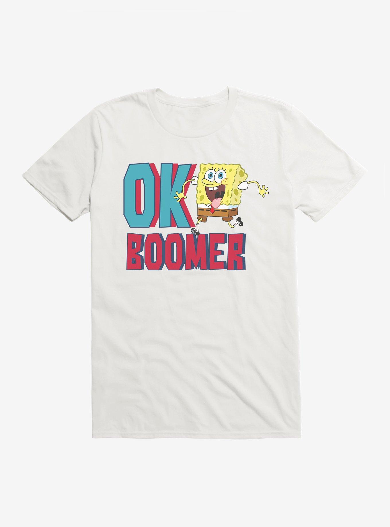 SpongeBob SquarePants OK Boomer T-Shirt, WHITE, hi-res