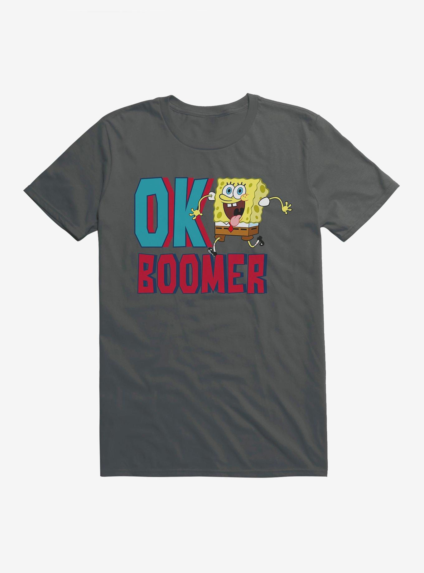 SpongeBob SquarePants OK Boomer T-Shirt, CHARCOAL, hi-res