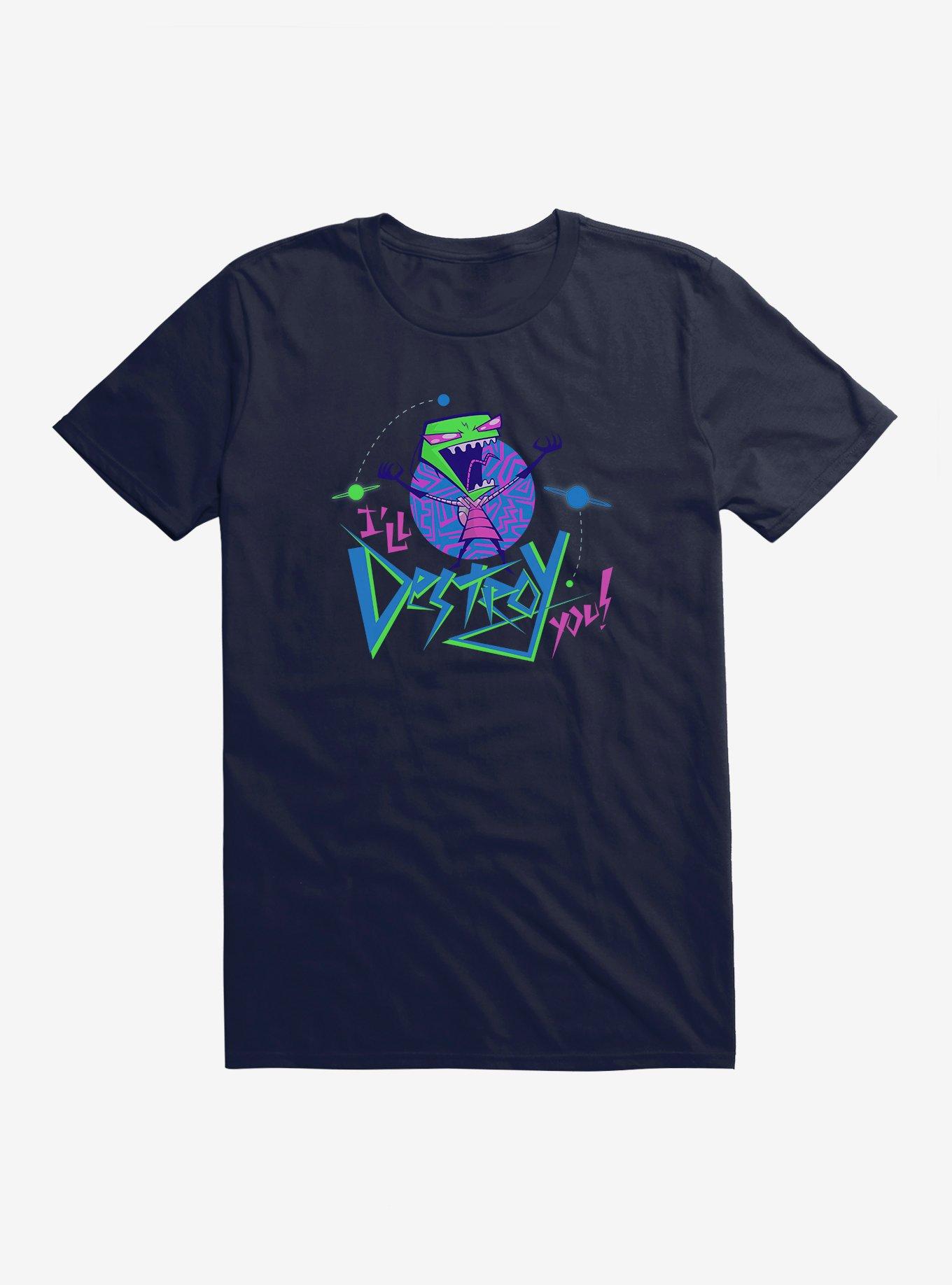 Invader Zim I'll Destroy You T-Shirt, , hi-res